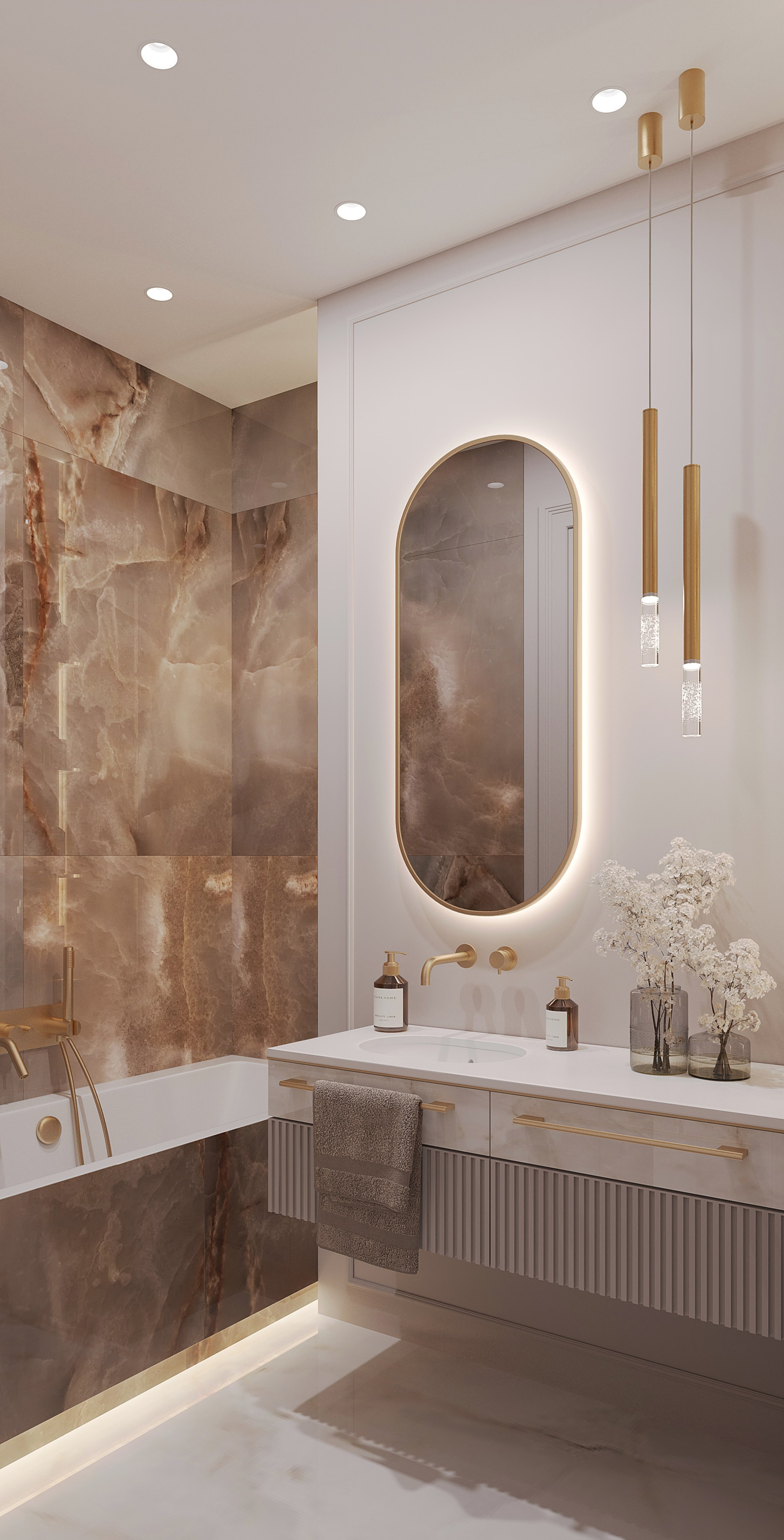 Проект ЖК City Bay Москва. Студия дизайна интерьера Лактионовой Елены