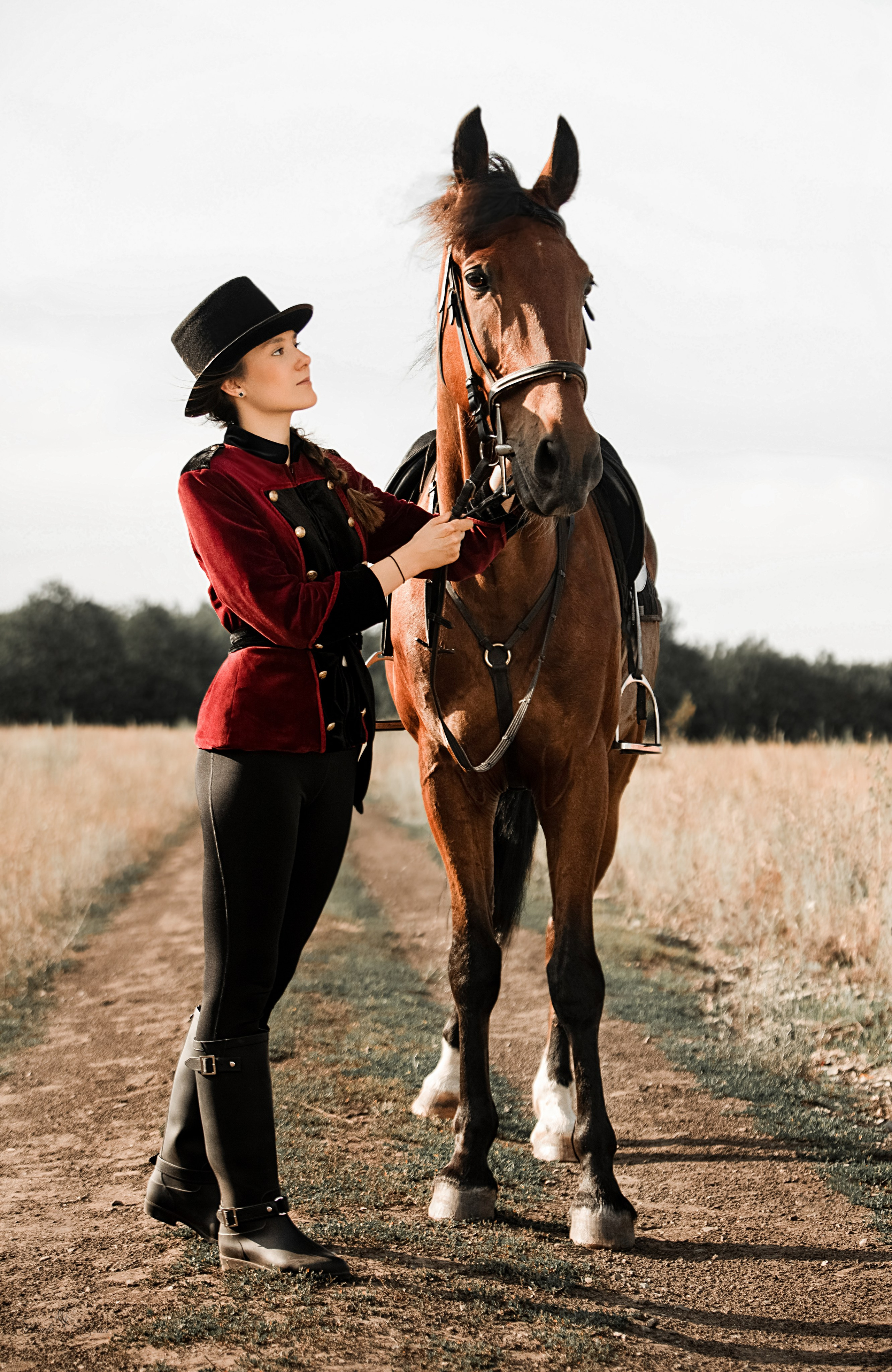Всадница Ангелина и Финист. Конный фотограф в Саратове Юлия Иванова
