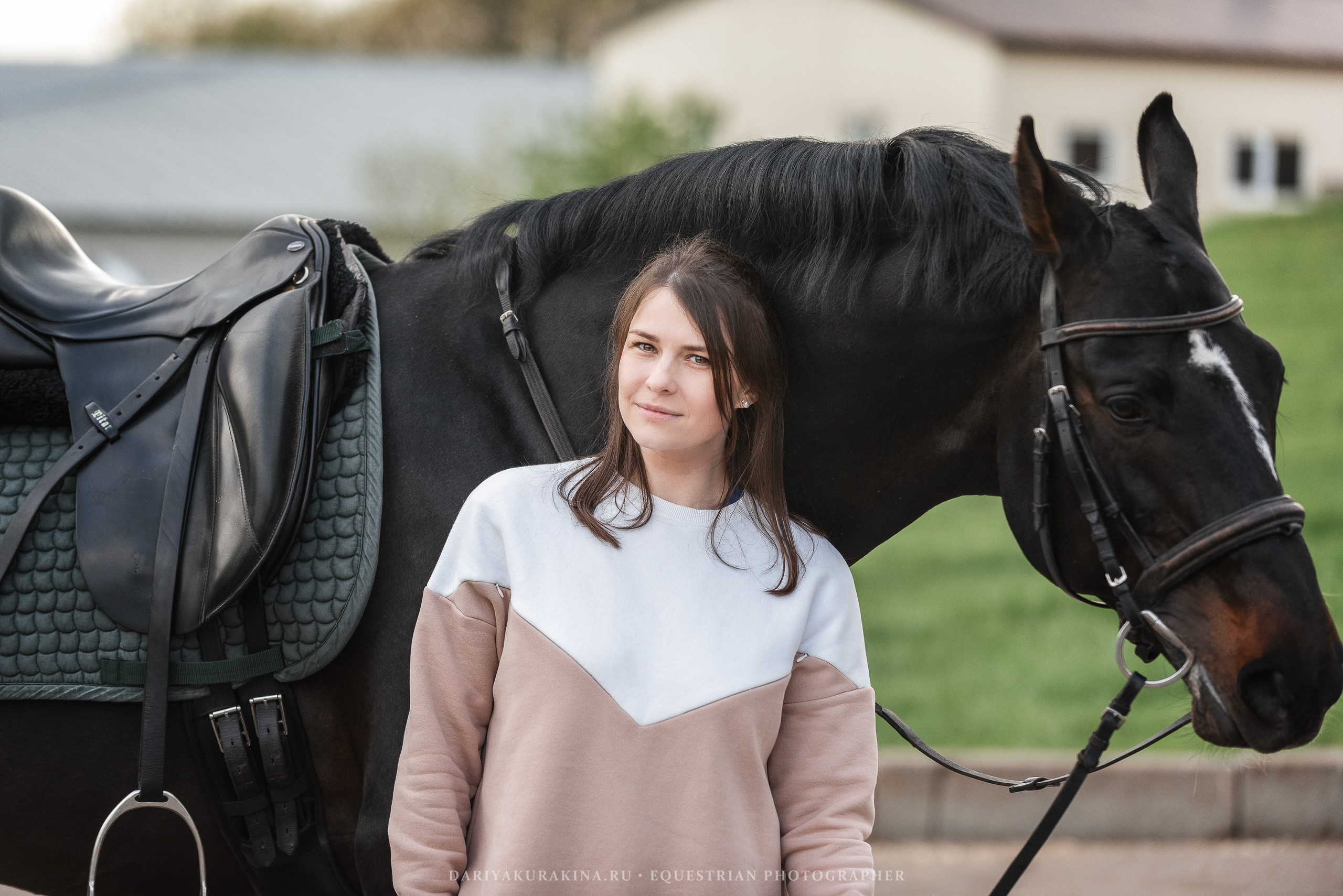 Ира, Боря и Ника с Кливом, HORSIO. Конный фотограф Куракина Дарья • Фотосессии с лошадьми