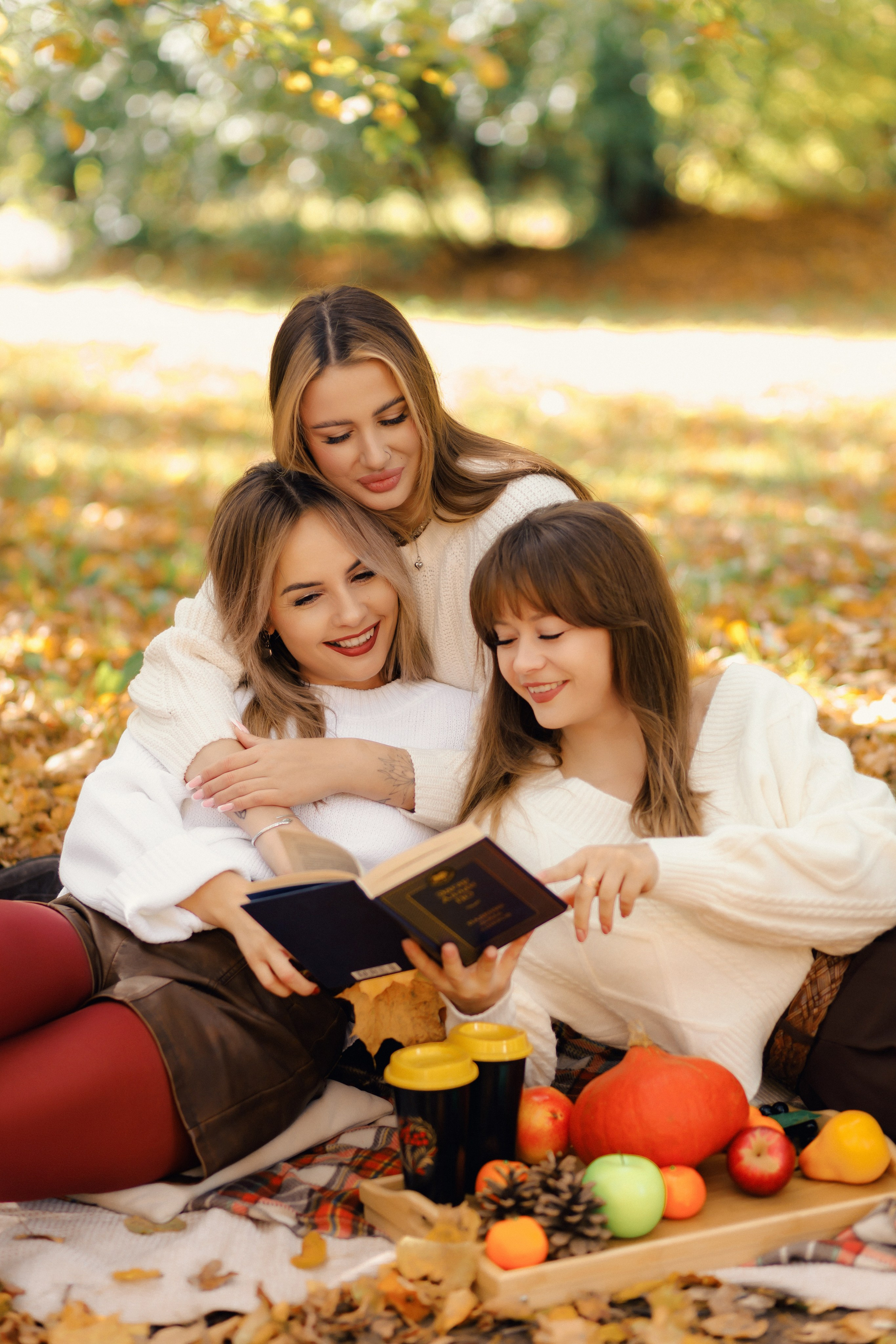 Осенняя фотосессия с подругами. Зотова Алена — семейный и женский фотограф в Зеленограде