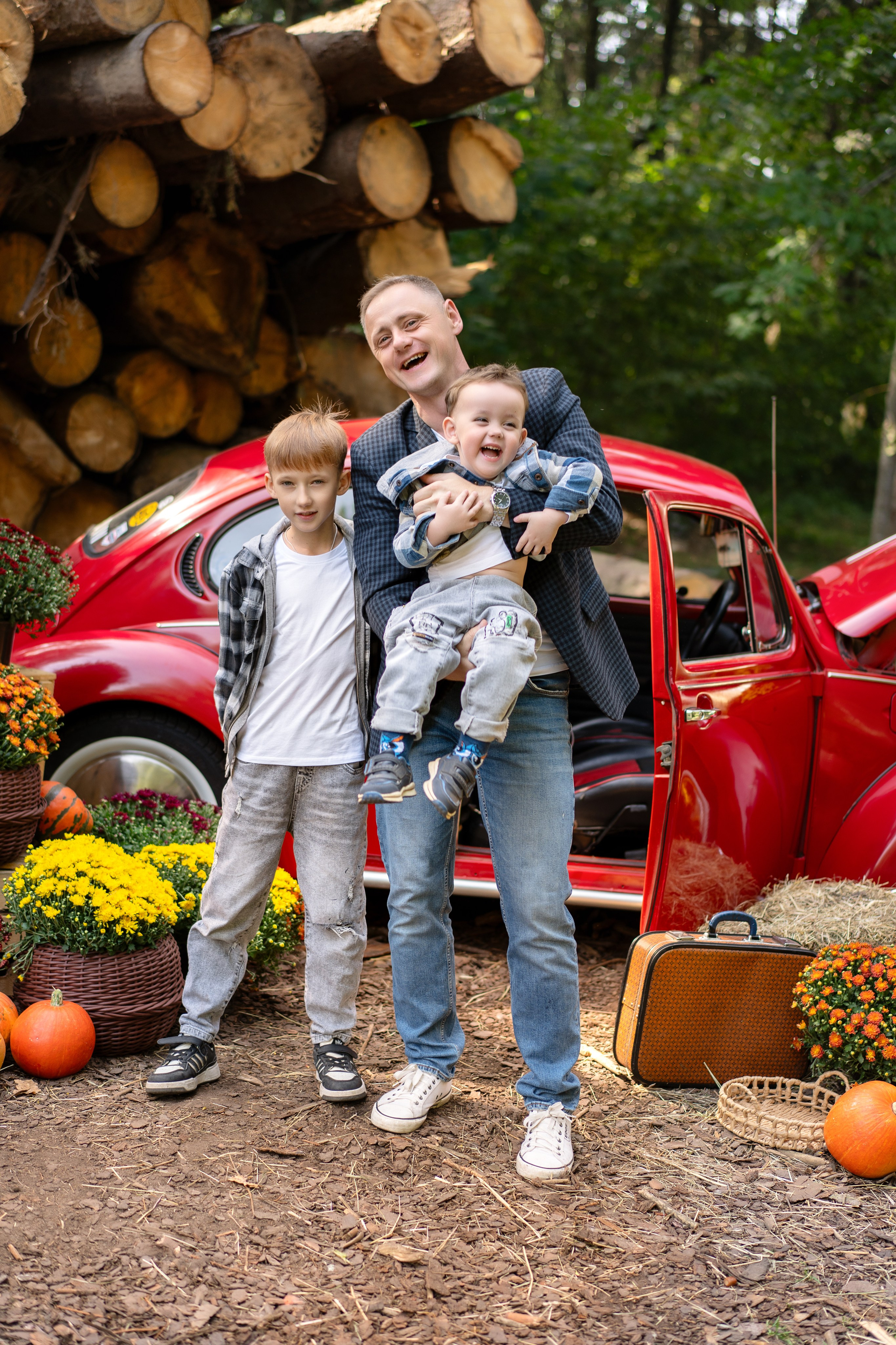 Фотодень с РетроМашинкой. Семейный и свадебный фотограф Минск, Беларусь Анна Орловская