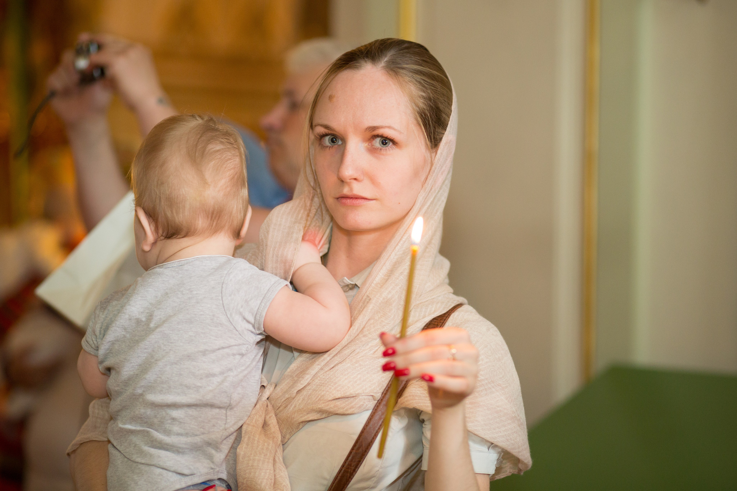 Крещение Олега. Фотограф Александр Заломаев