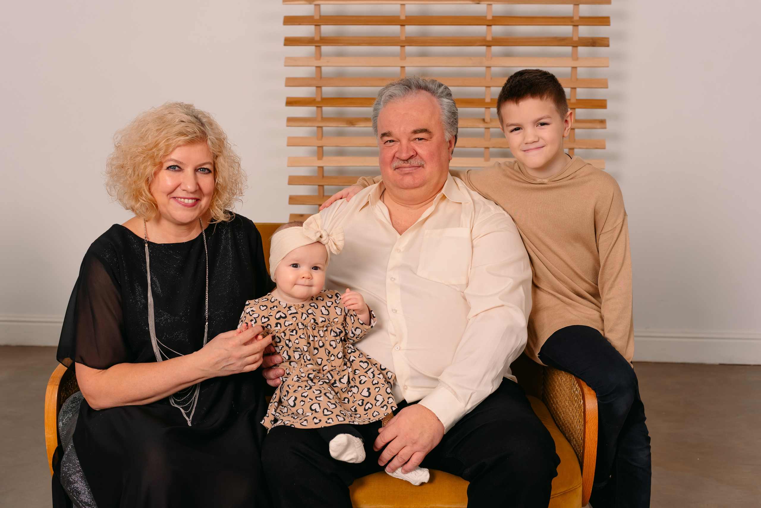 Фотосессия большой семьи. Фотограф Юлия Кондратьева