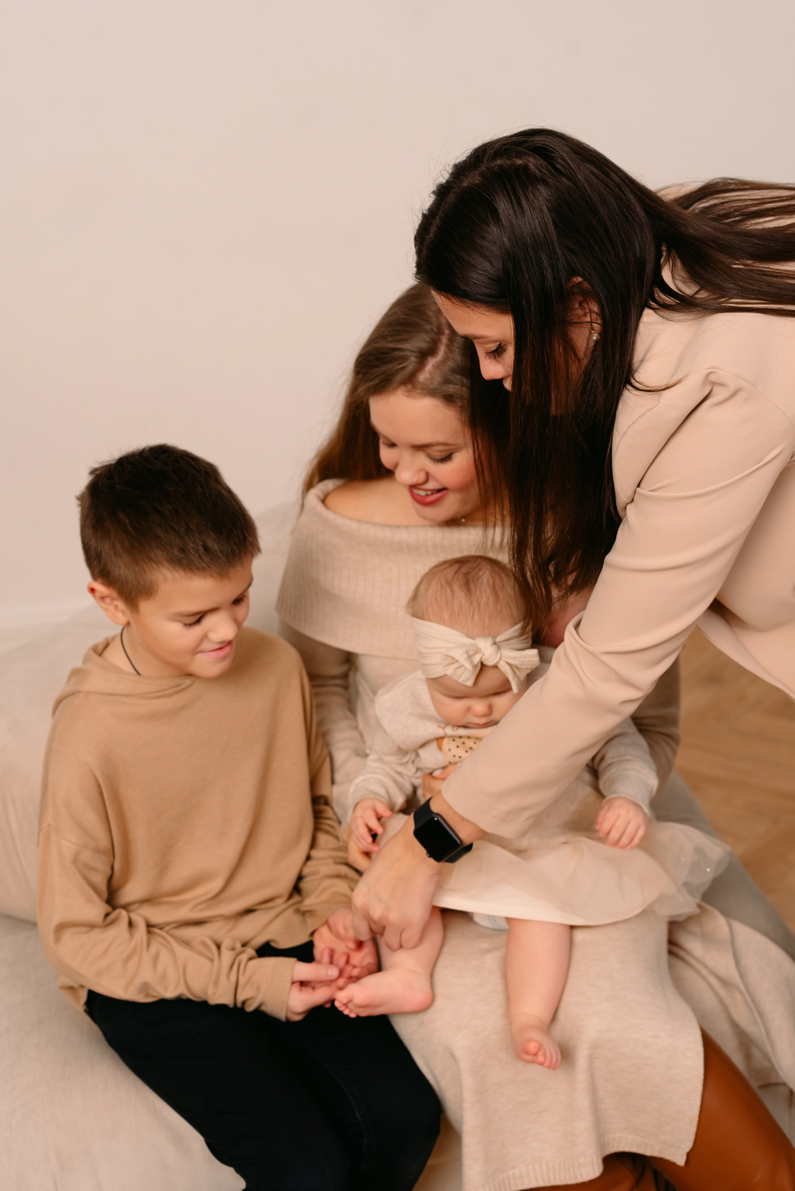 Фотосессия большой семьи. Фотограф Юлия Кондратьева