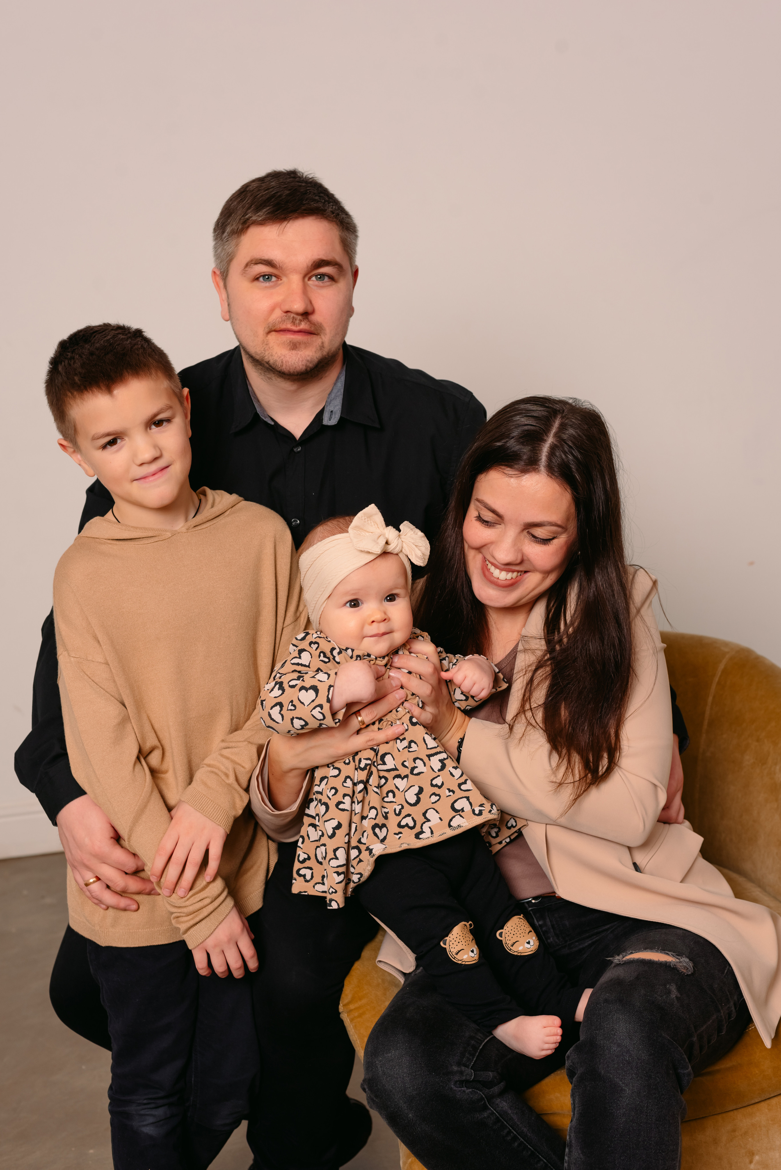 Фотосессия большой семьи. Фотограф Юлия Кондратьева