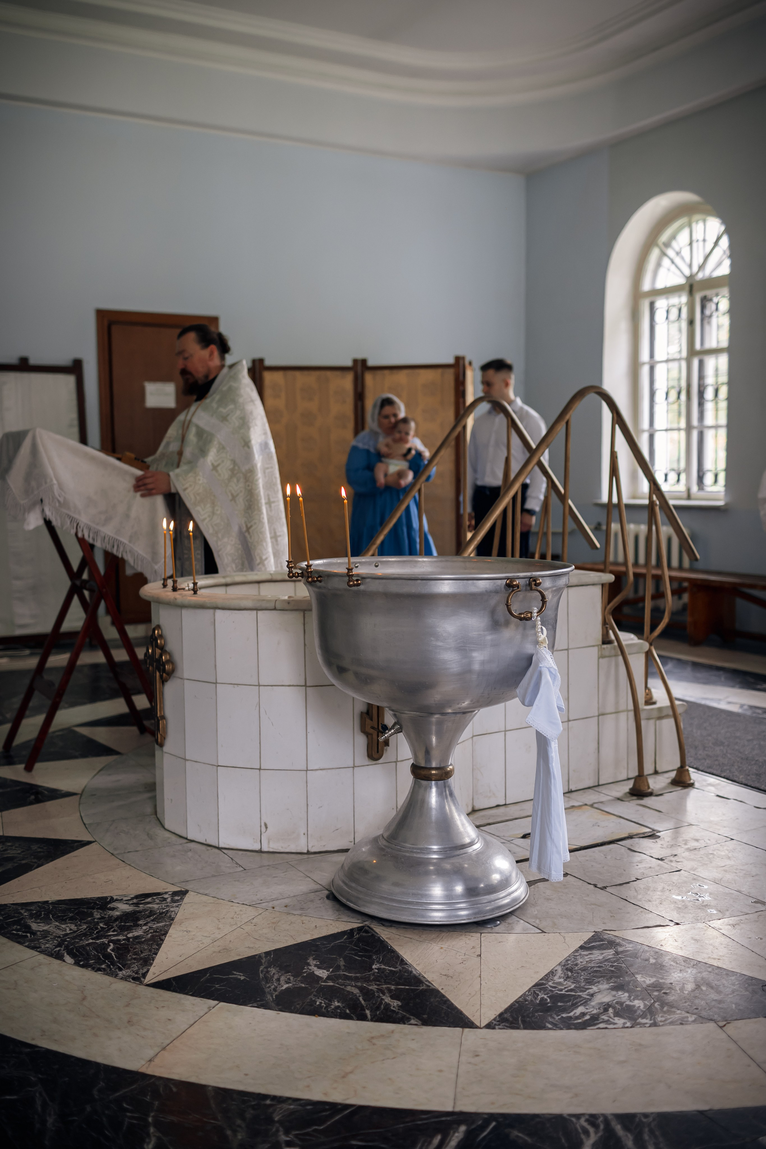 Крещение в Храме Влахернской иконы Божией Матери в Кузьминках. Профессиональный фотограф в Москве и Мо Мария Шантарёва