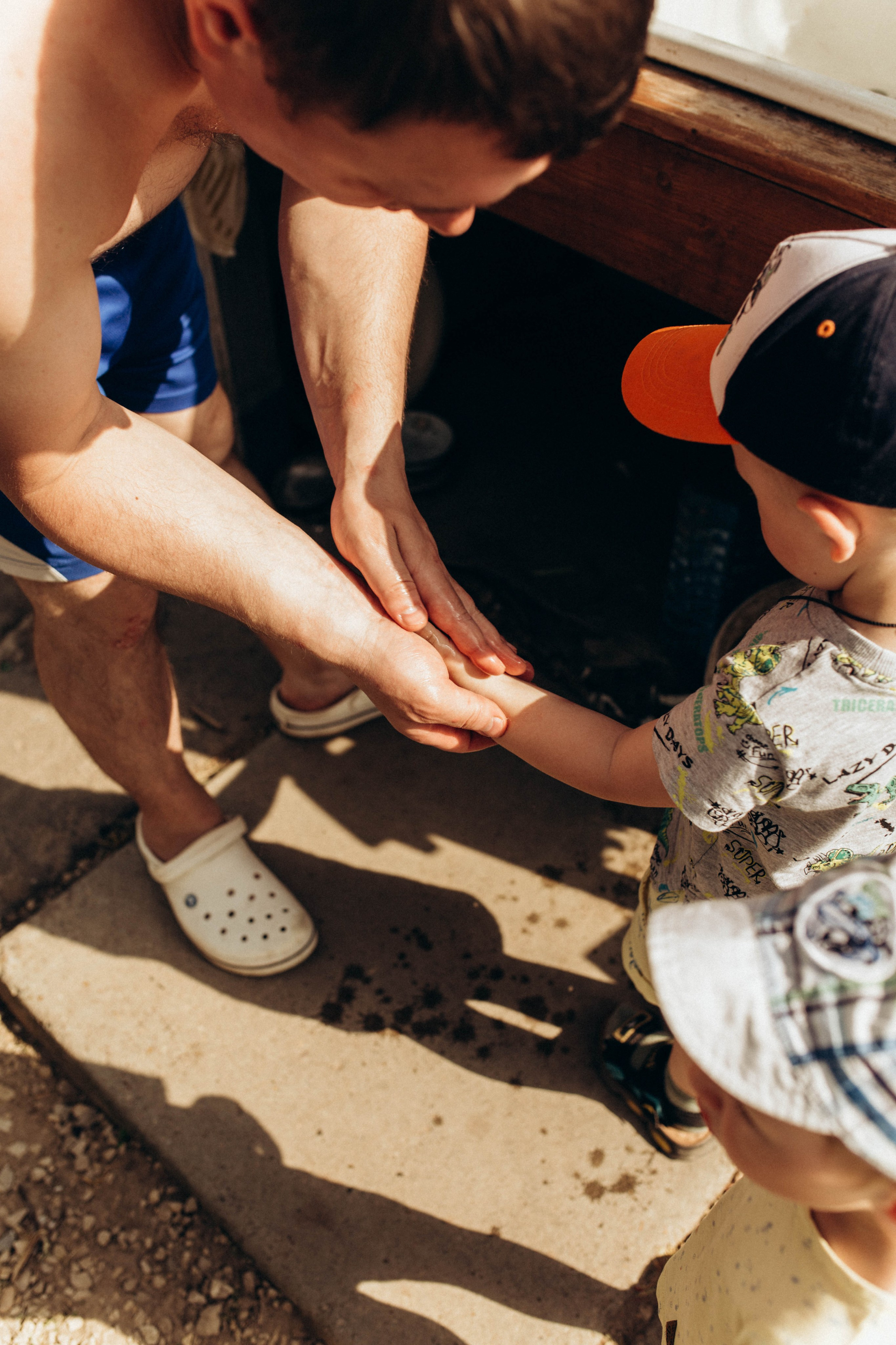 У бабушки в деревне. Фотограф новорожденных Серпухов, Протвино, Москва I Марина Бурмистрова