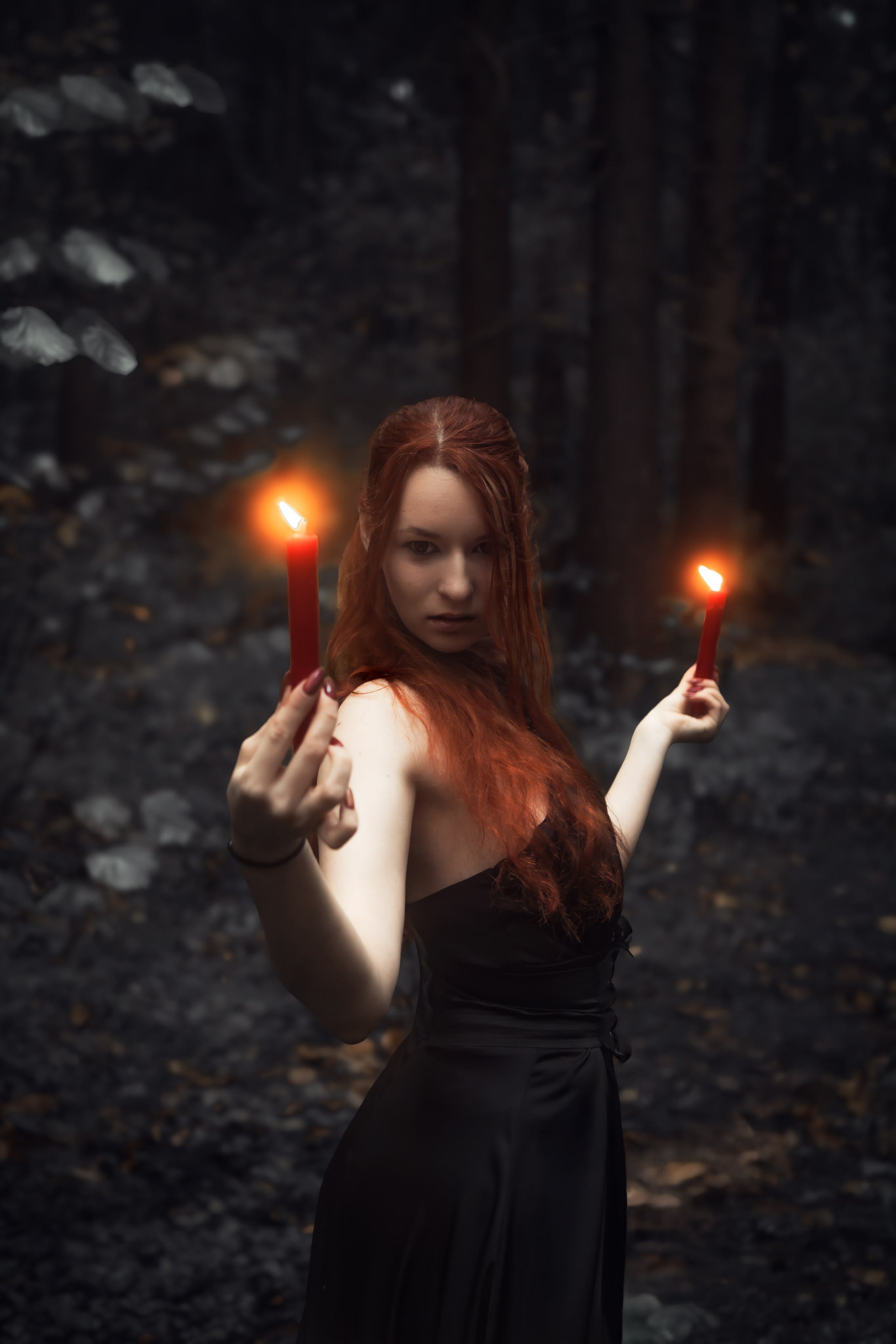 Фотосессия Вампиры в лесу