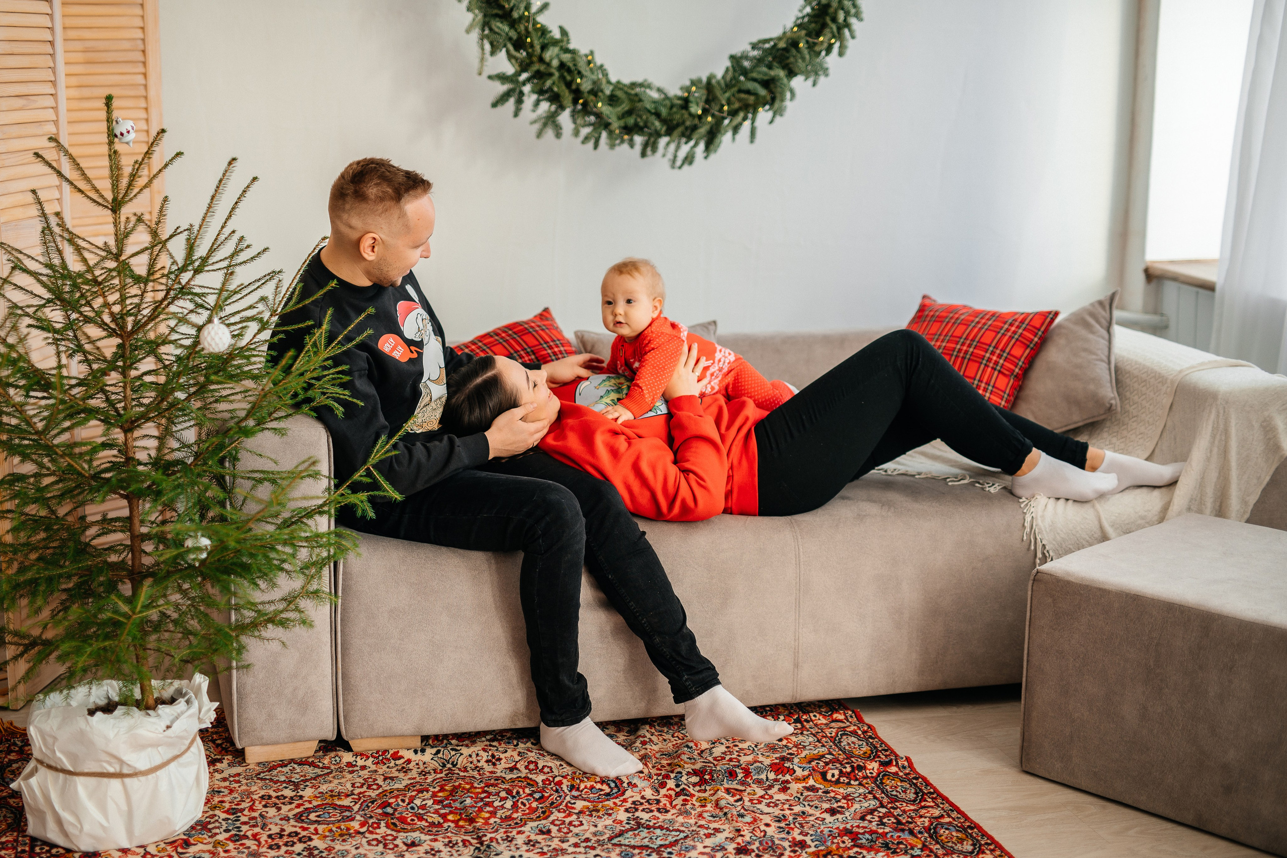 Новогодняя семейная фотосессия. Катя Курлович — семейный фотограф в Бобруйске и Минске