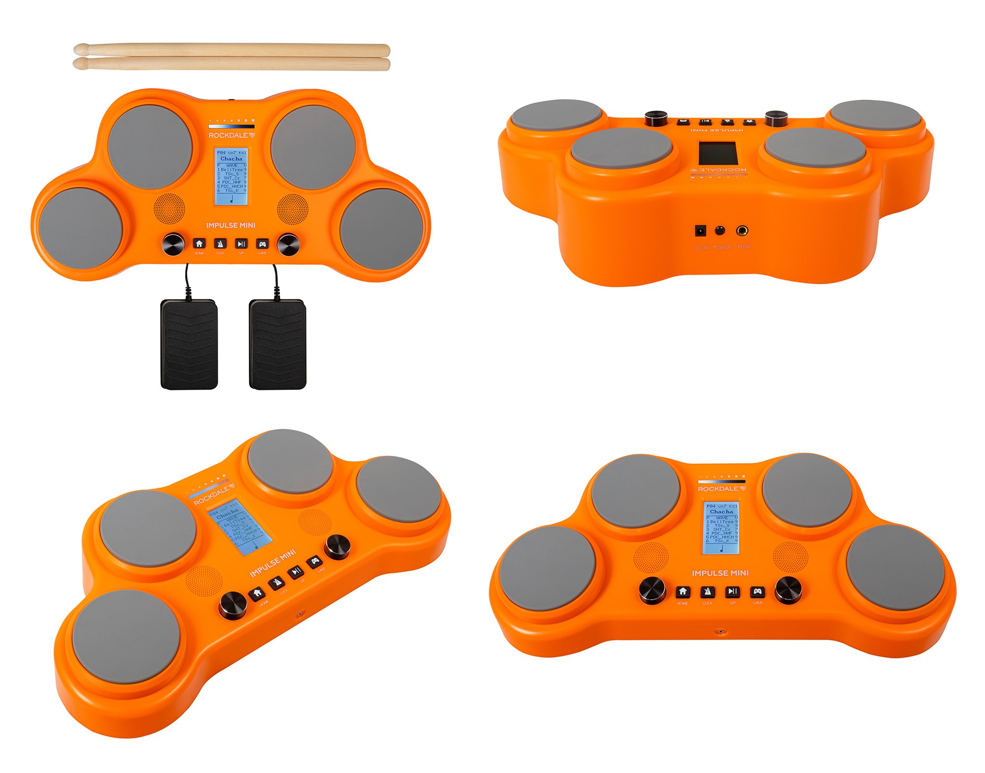 Пример фотосъемки музыкального предмета с разных ракурсов для интернет-магазина