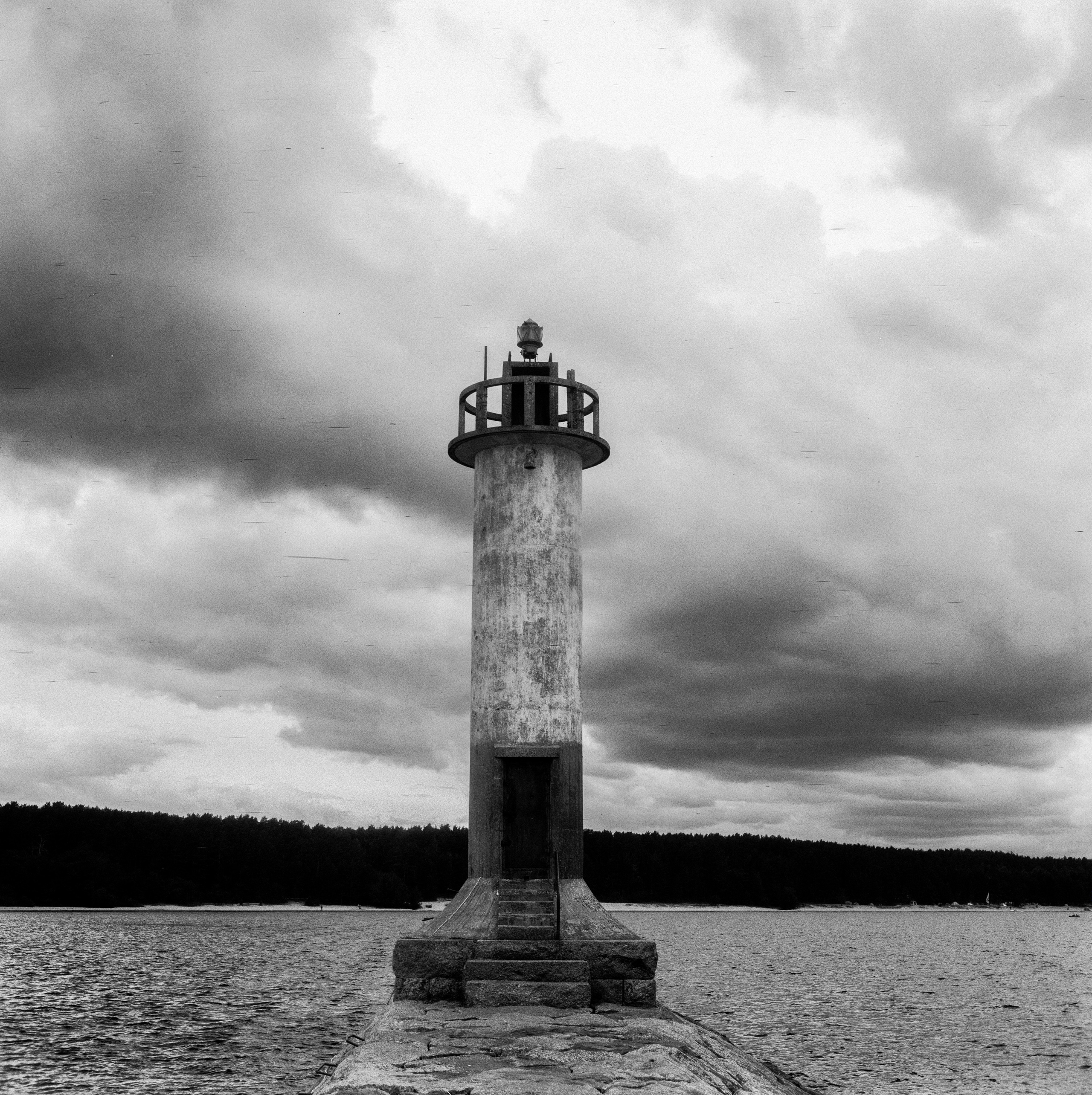 Маяк Вуохенсало, церковь в д. Плодовое / SFL Double-X Aerographic 400