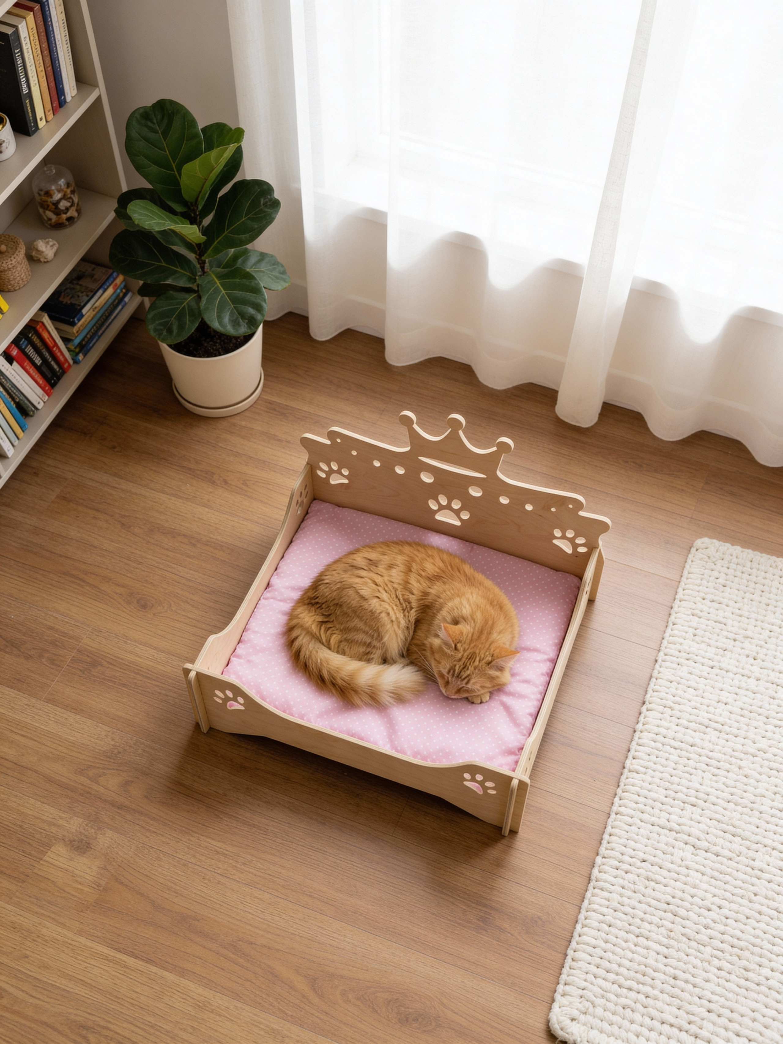 Лежанка «Королевская» Натуральный цвет. Murstyle