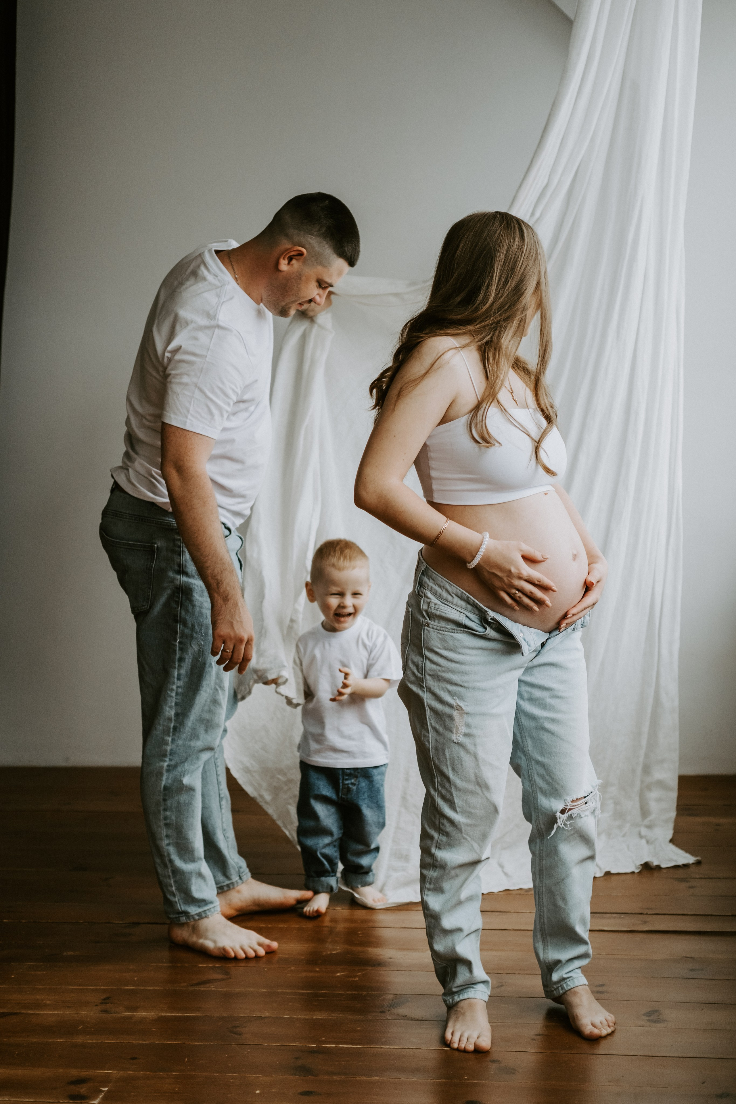 семейная фотосессия минимализм