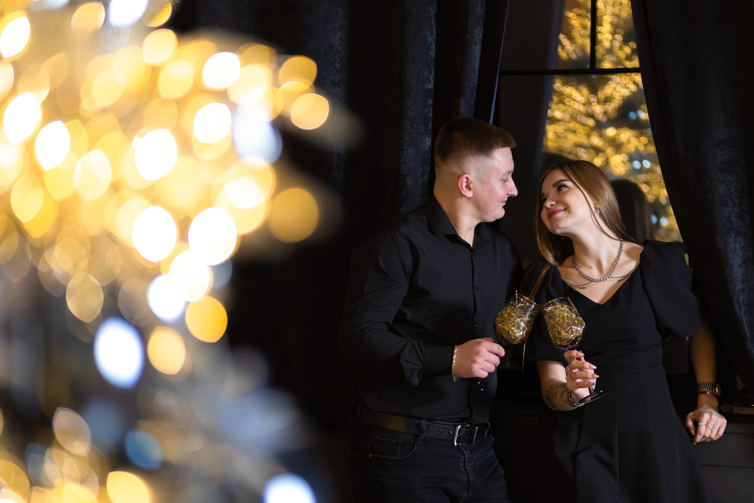 Парная новогодняя фотосессия. Ирина Мезенцева | Женский и предметный фотограф | г. Омск