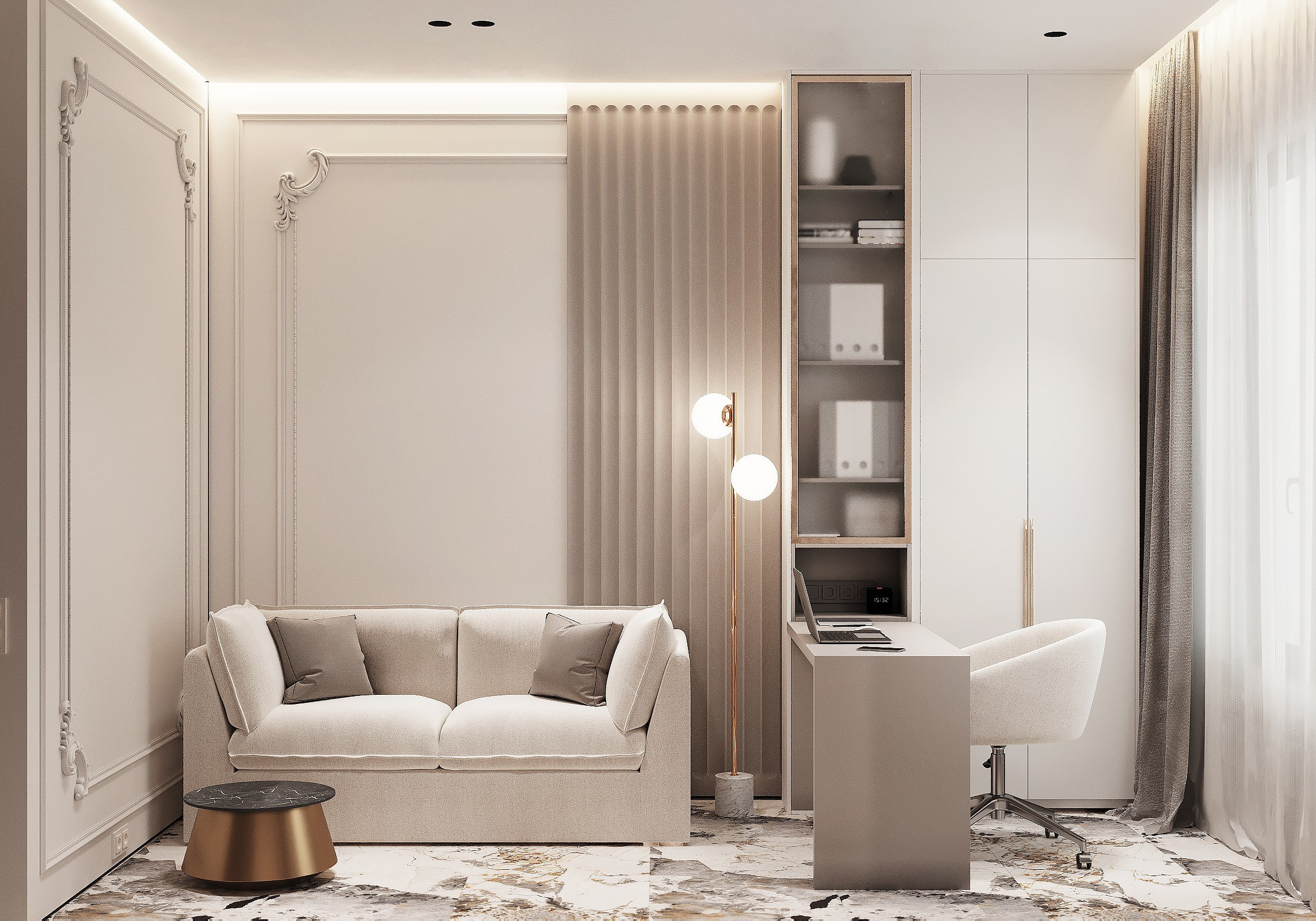 Дизайн-проект квартиры ЖК Голден Сити. Дизайнер интерьера квартир и частных домов