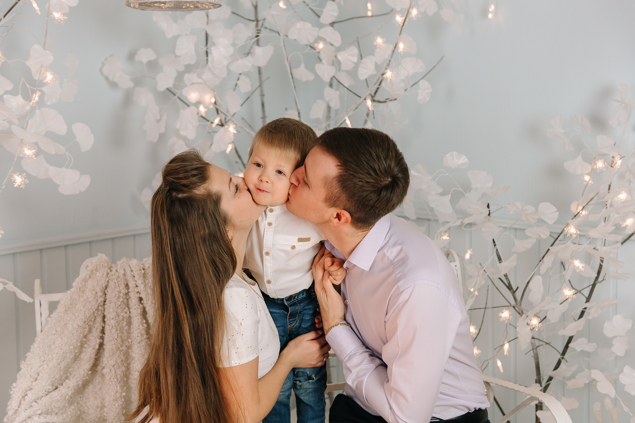 Новогодняя семейная фотосессия. Фотограф Валерия Голубева (Миронова)