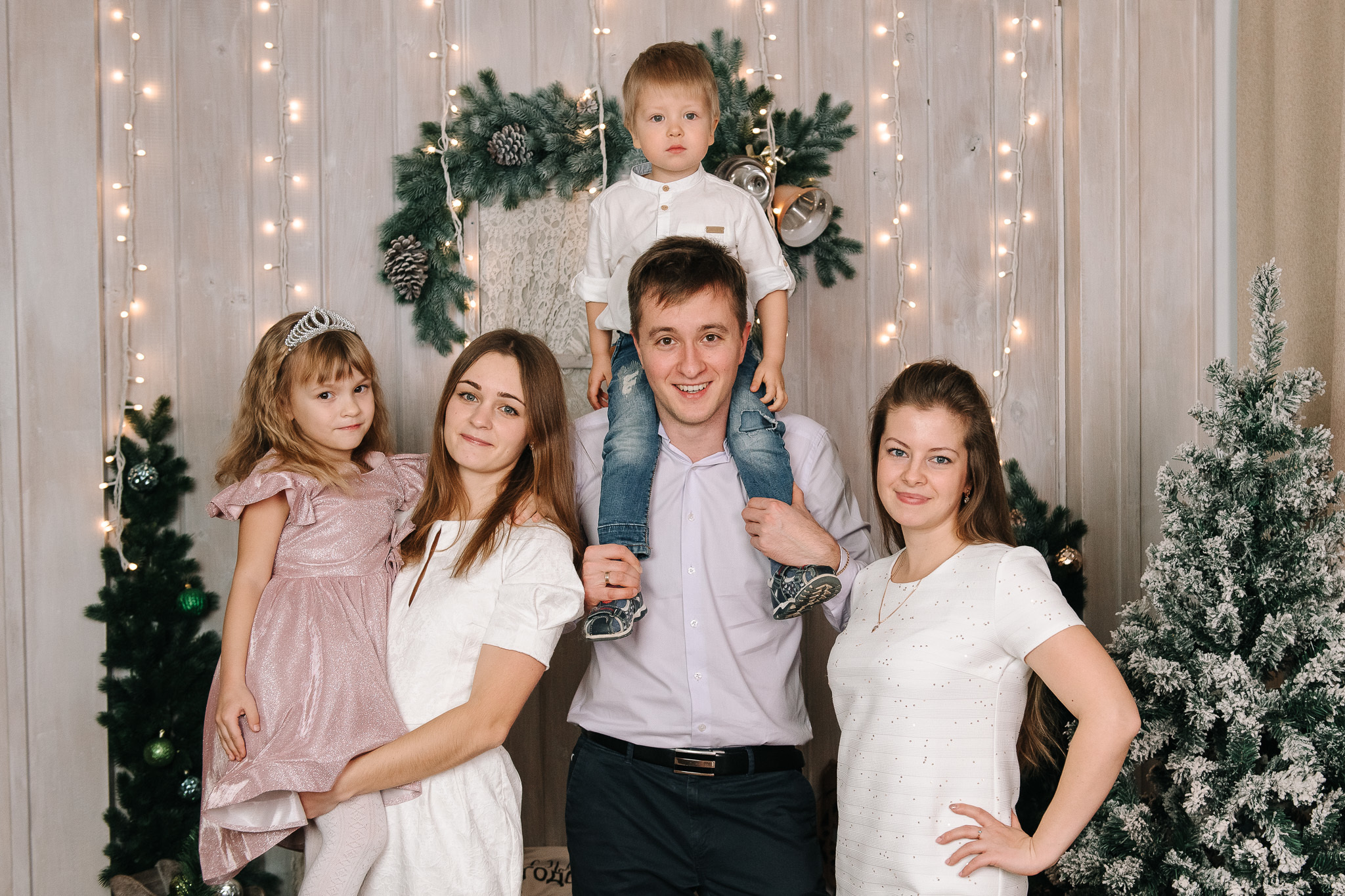 Новогодняя семейная фотосессия. Фотограф Валерия Голубева (Миронова)