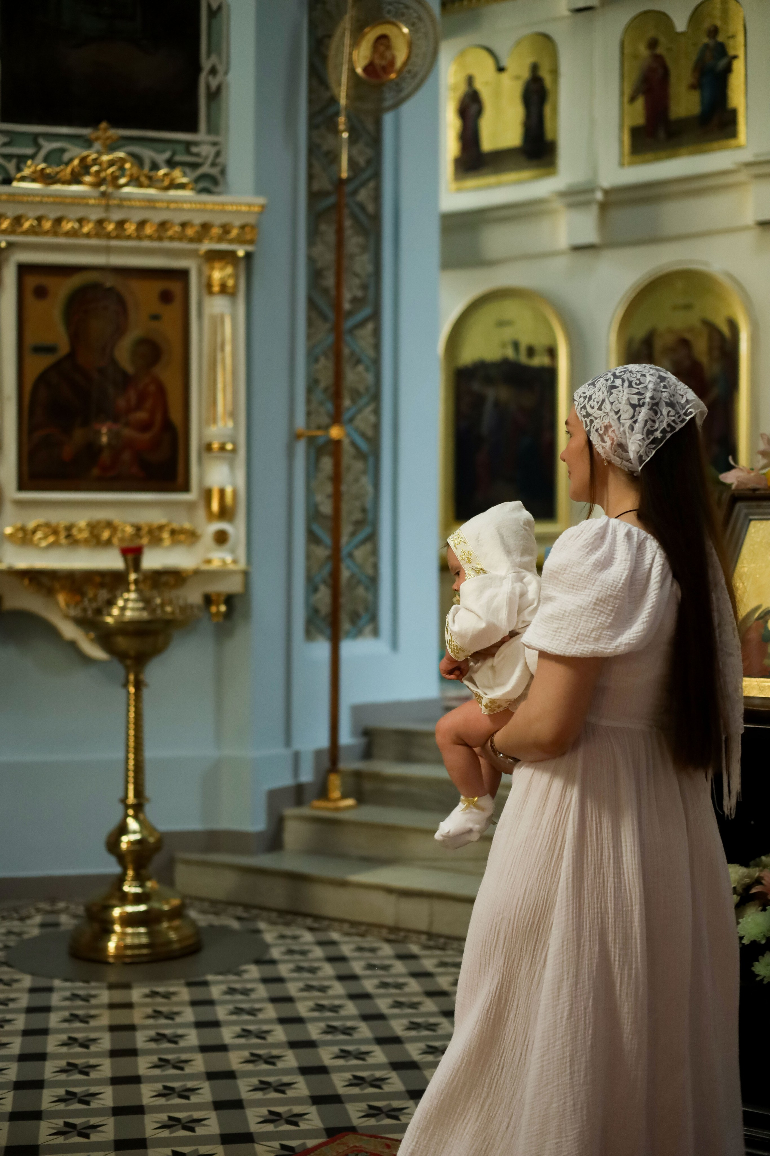 Таинство крещения. Фотограф новорожденных Саратов