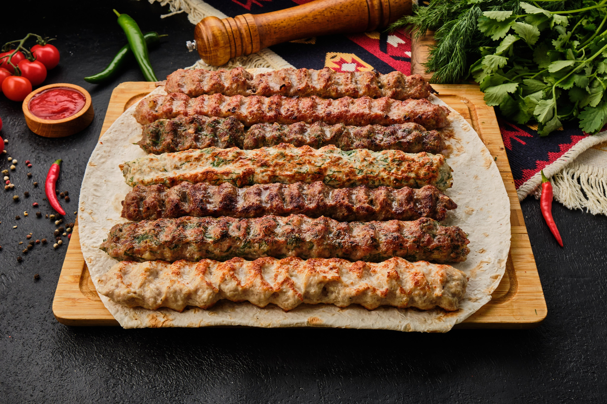 Food Photography of Shashlik for Delivery | Food Photographer Tbilisi. Commercial Photographer Tbilisi | Food & Product Photography | Vitaly Gorbachev