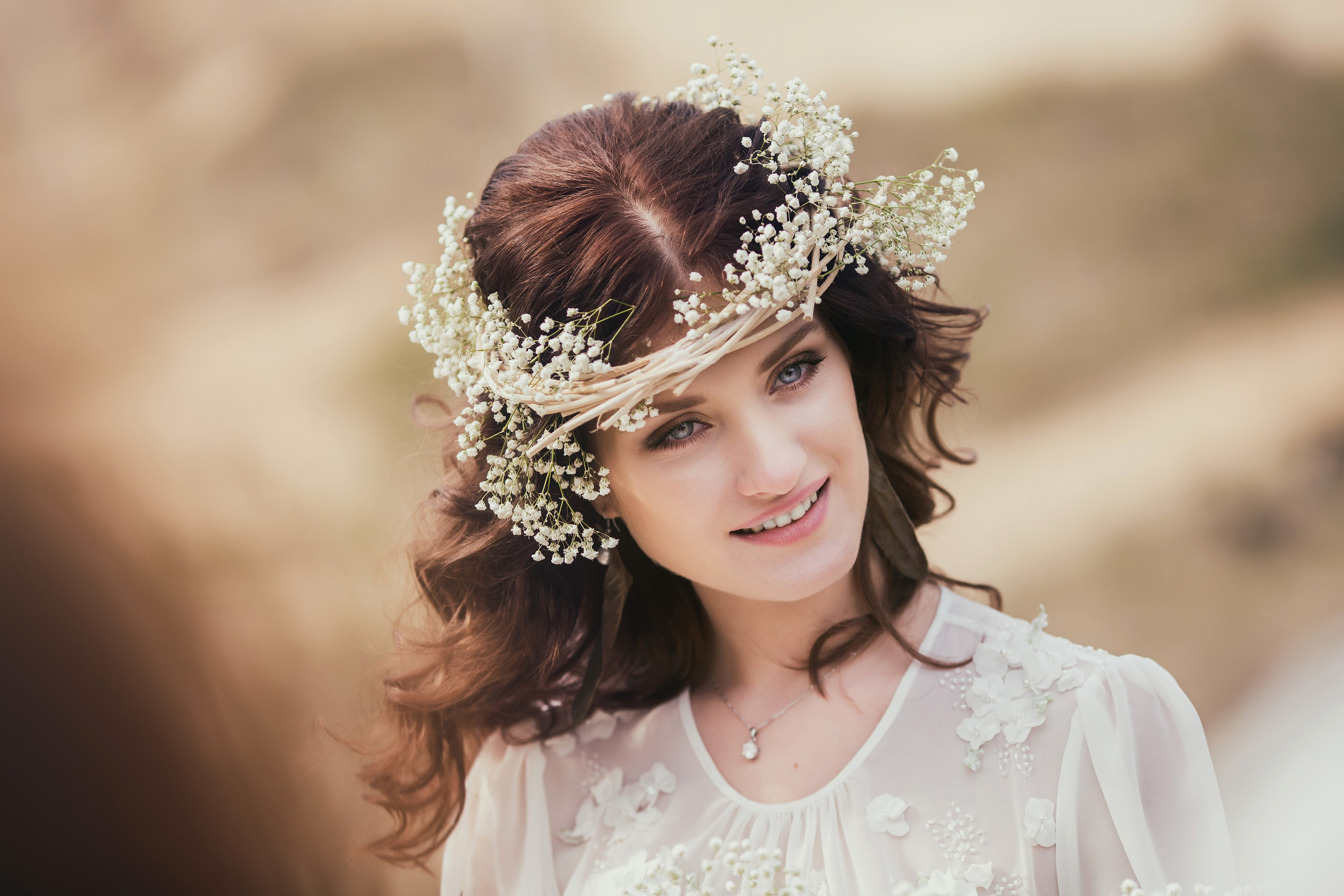 Макияж и прическа для невесты