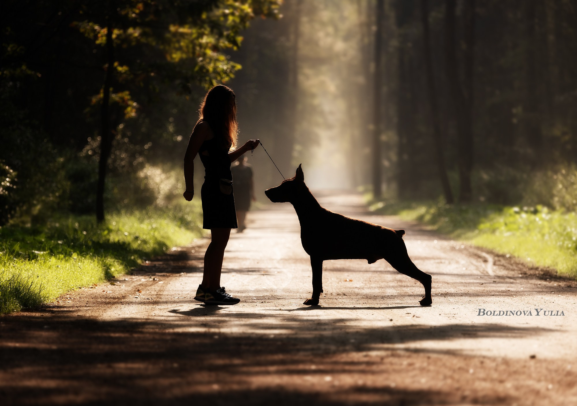 Собака и человек. Boldinova Yulia фотограф Москва