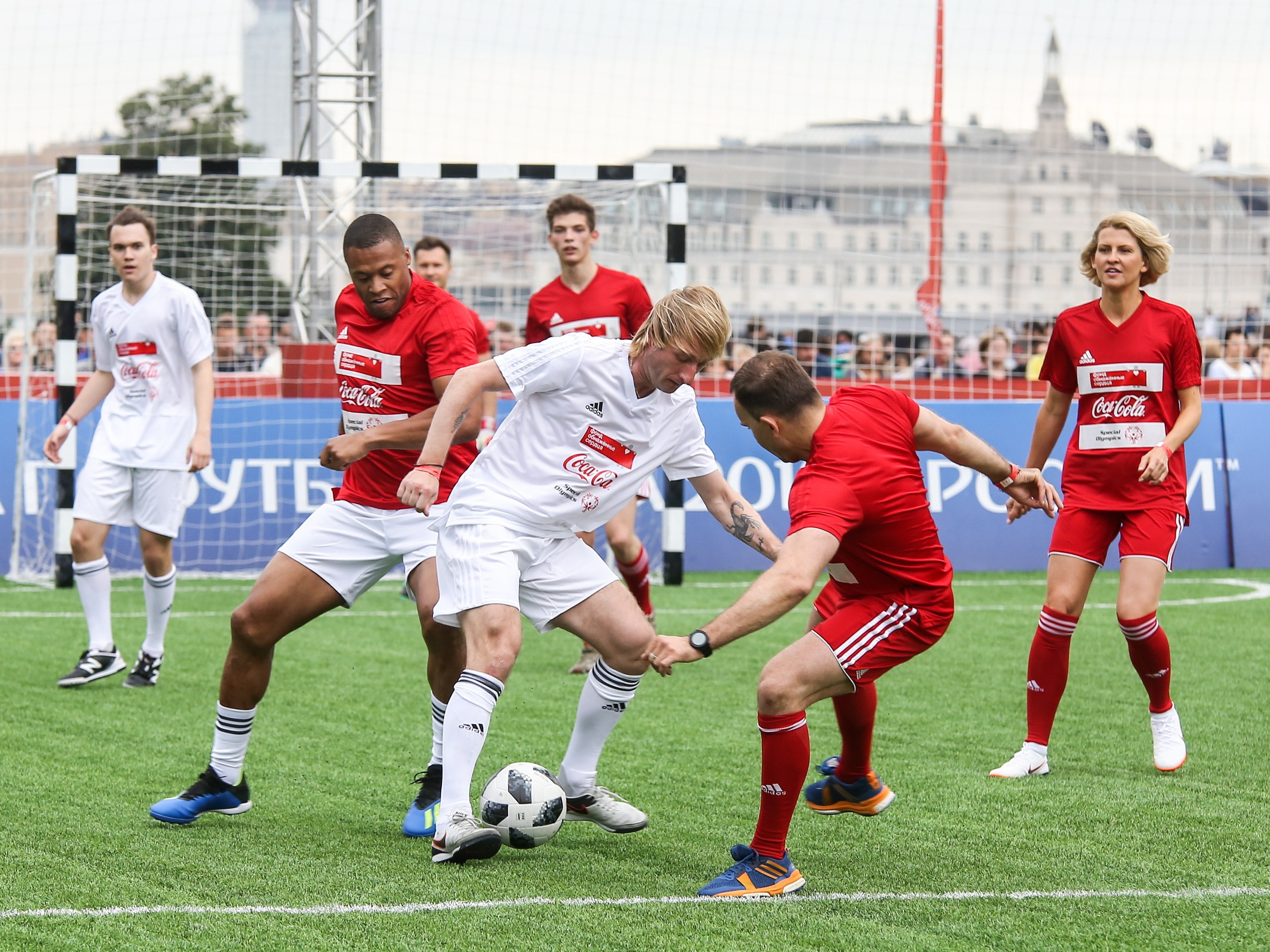 Звёздный футбольный матч. Фотограф и видеограф в Москве Ирина Фомочкина