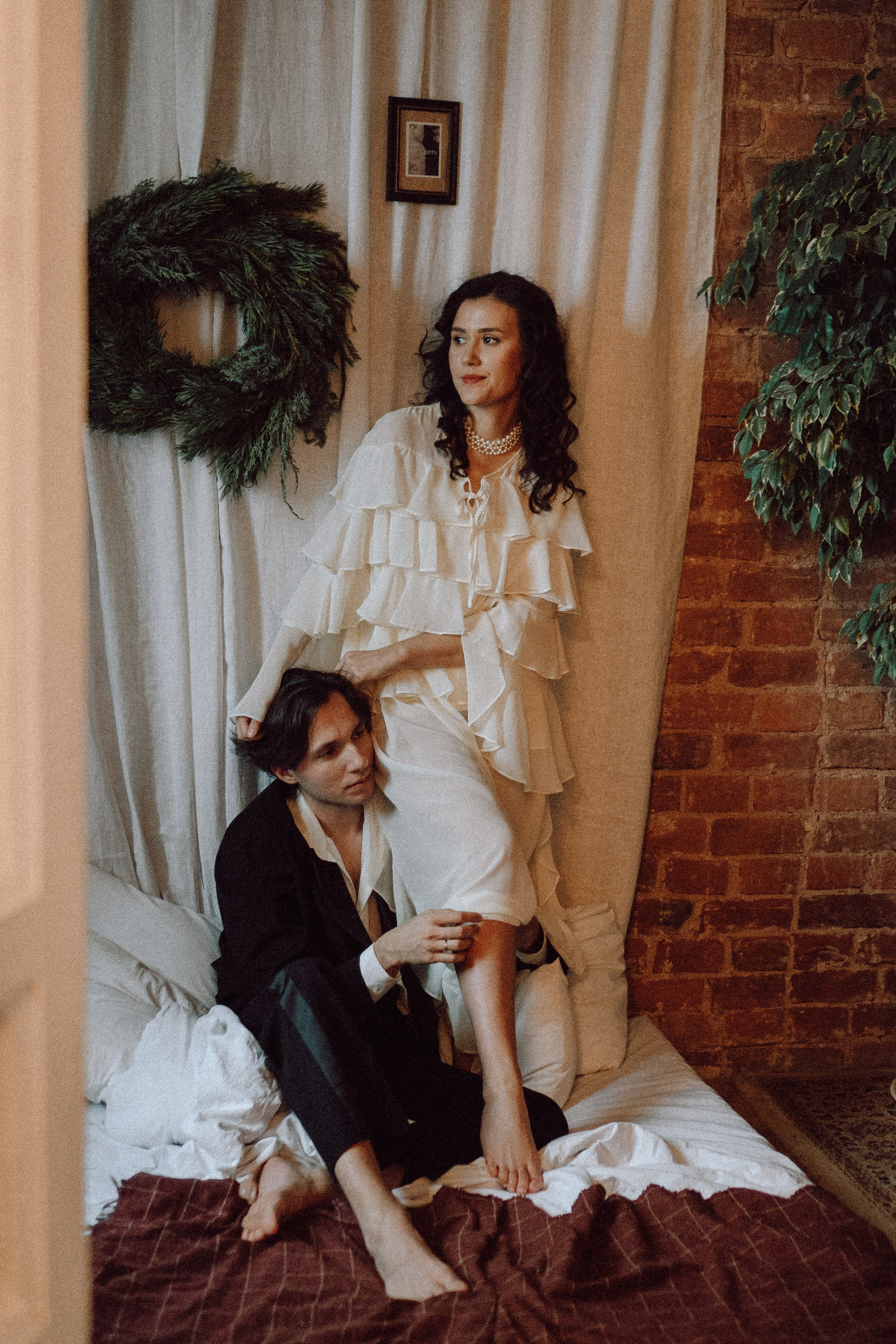 УТРО ЖЕНИХА И НЕВЕСТЫ В ФОТОСТУДИИ И ОСНОВНАЯ ФОТОСЕСИСИЯ ЗИМОЙ. Профессиональный фотограф, Санкт-Петербург — Виктория Богомолова