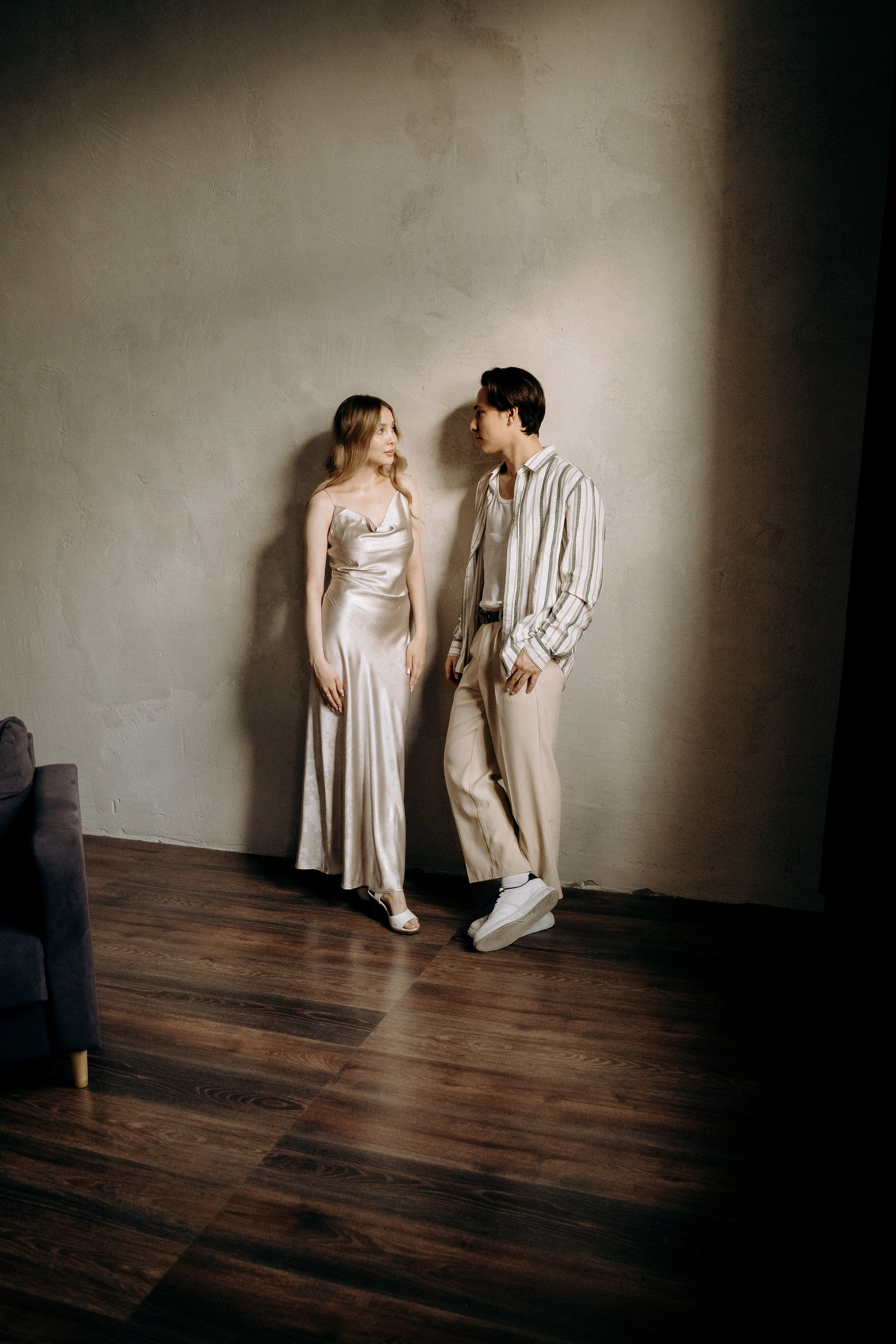 Пара в студии