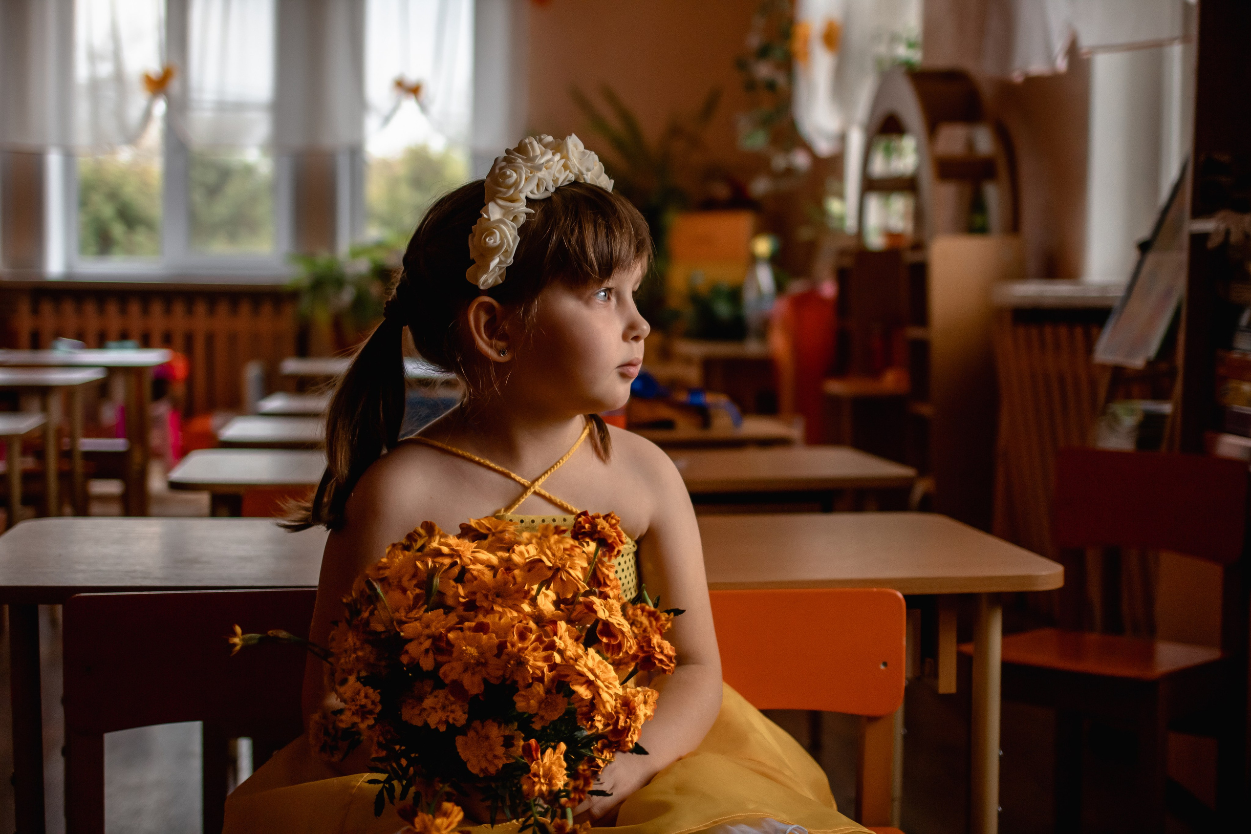 Осенний праздник в детском саду. Маргарита. Семейный фотограф в Минске Приболовец Светлана