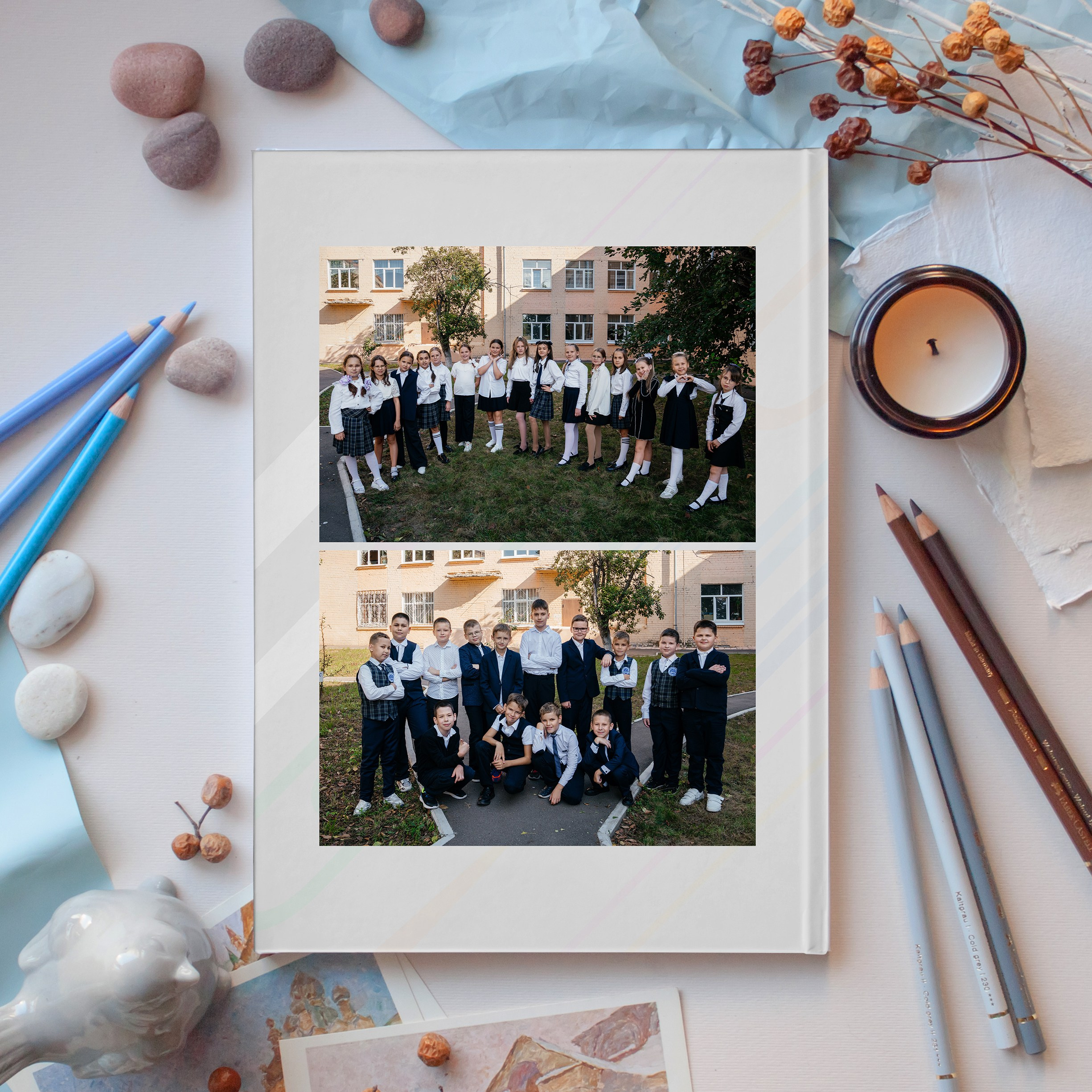 Альбомы для начальной школы. Выпускные фотоальбомы в Казани