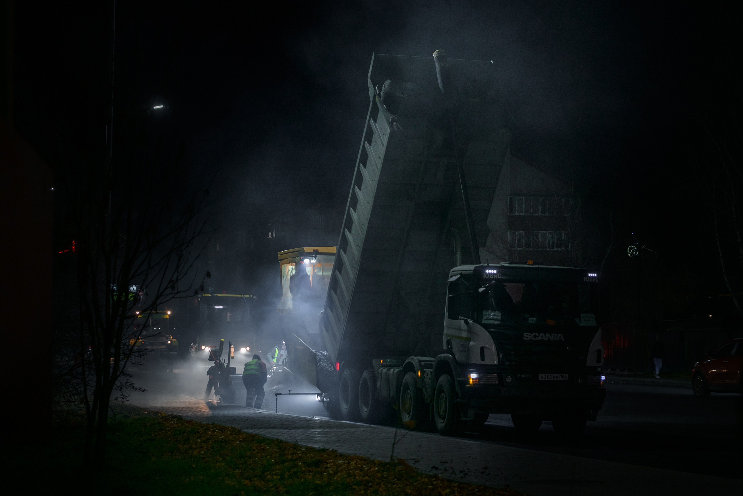 Дорожные работы. Фотограф в Ханты-Мансийске Евгений Жуланов