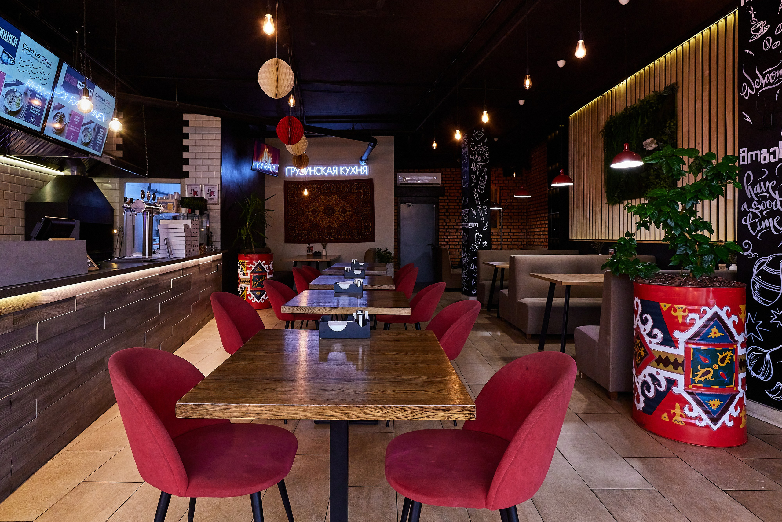 Кафе Campus grill. Фотограф Анастасия Леонтьева Санкт-Петербург