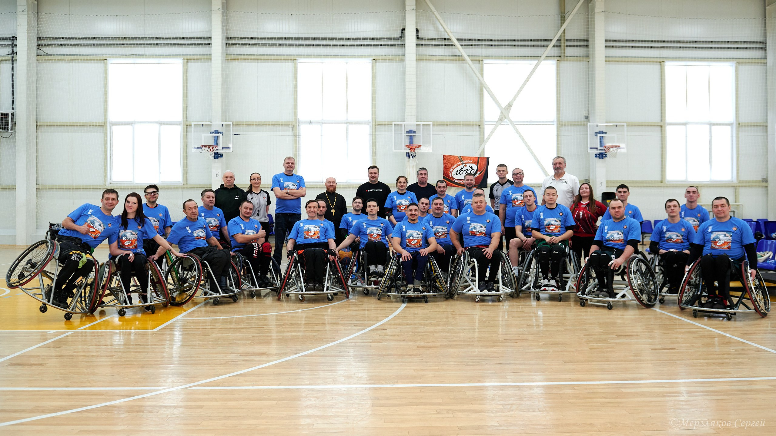 X традиционный Рождественский турнир по баскетболу на колясках. Ижевск. Спортивный репортажный фотограф в Ижевске Сергей Мерзляков