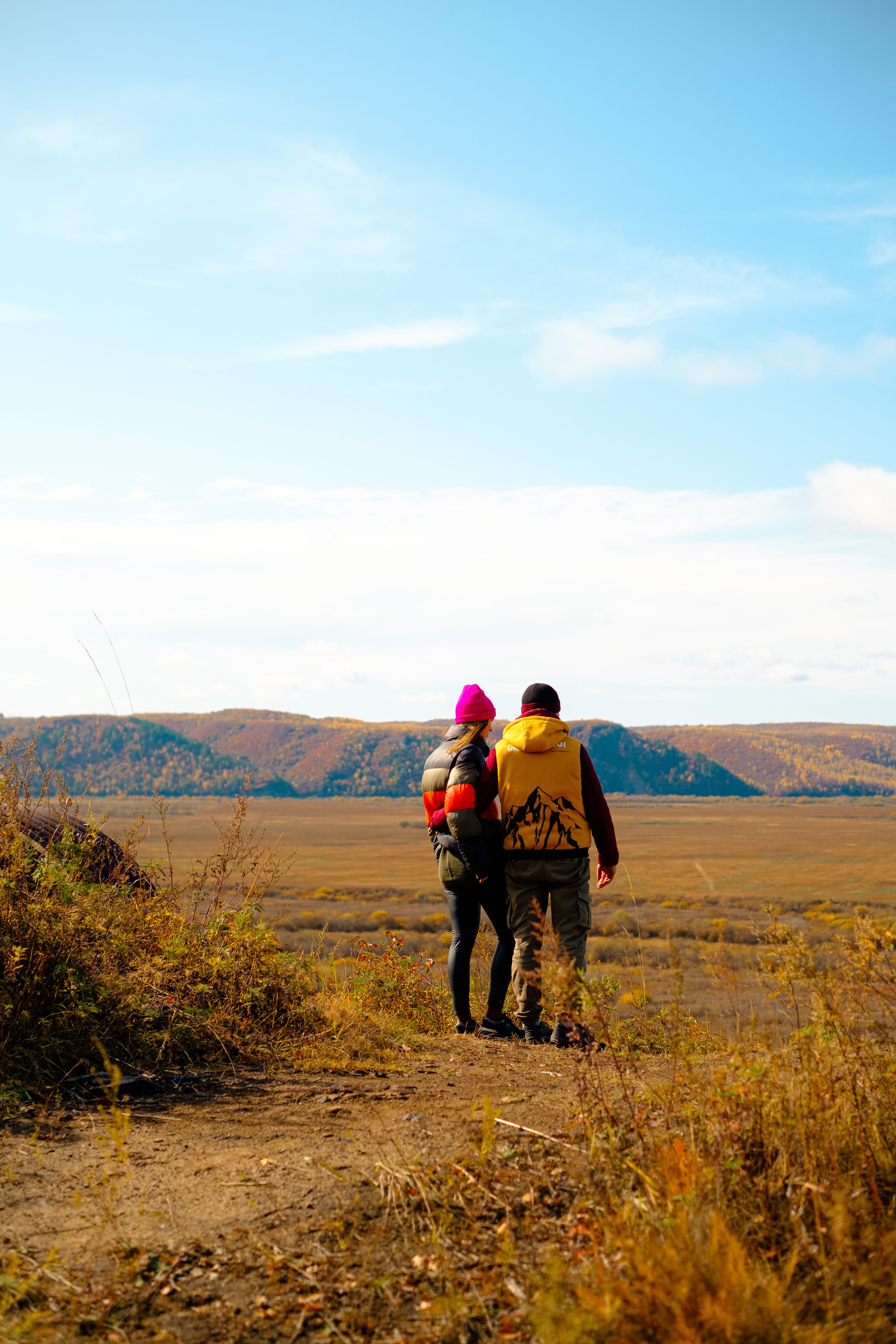 Михайловские столбы осенью. Фотограф Благовещенска Яна