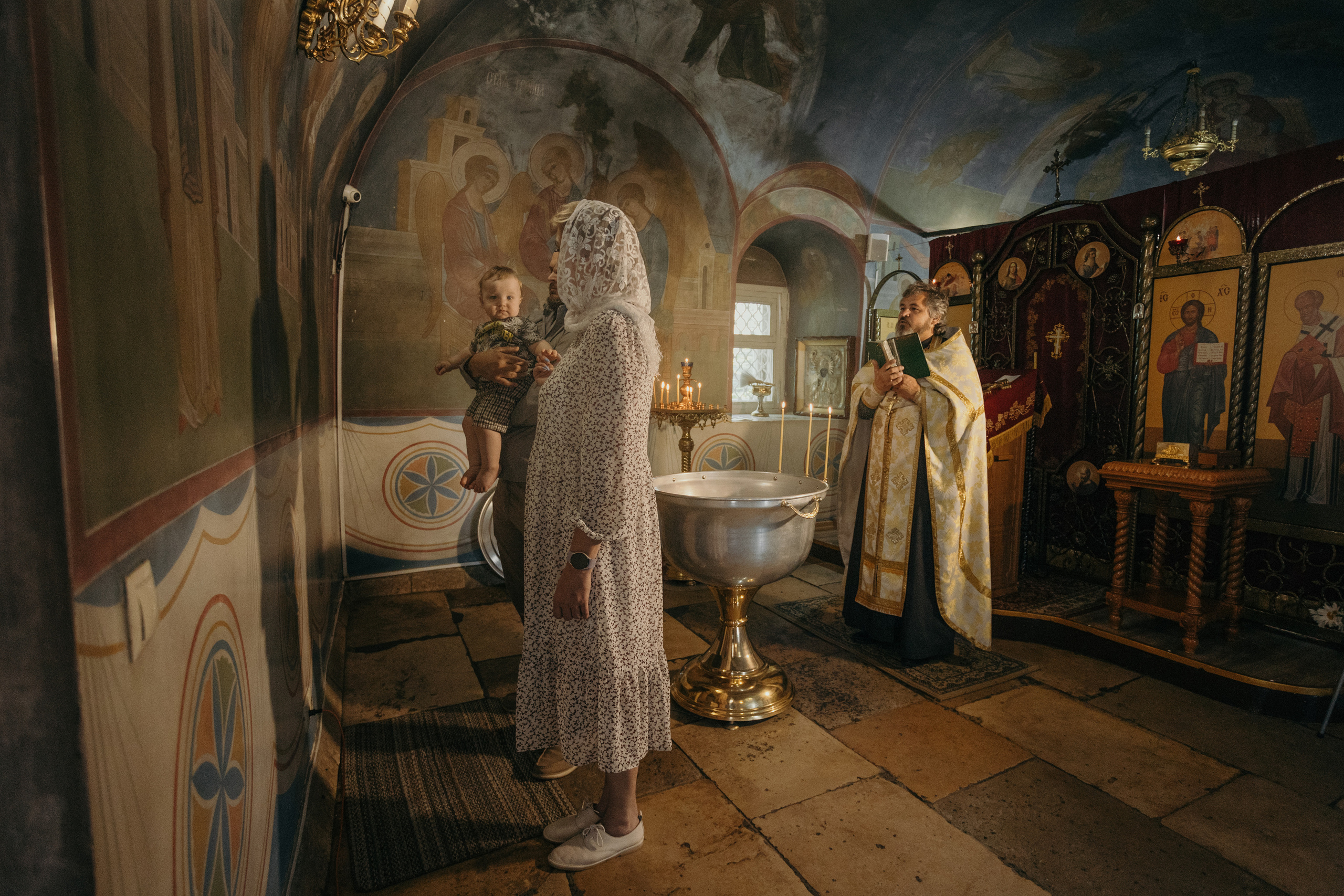 Крещение. Свято-Успенский Липецкий монастырь. Фотограф Мальнева Юлия в Липецке, в Москве. Фотостудия MARU в Липецке