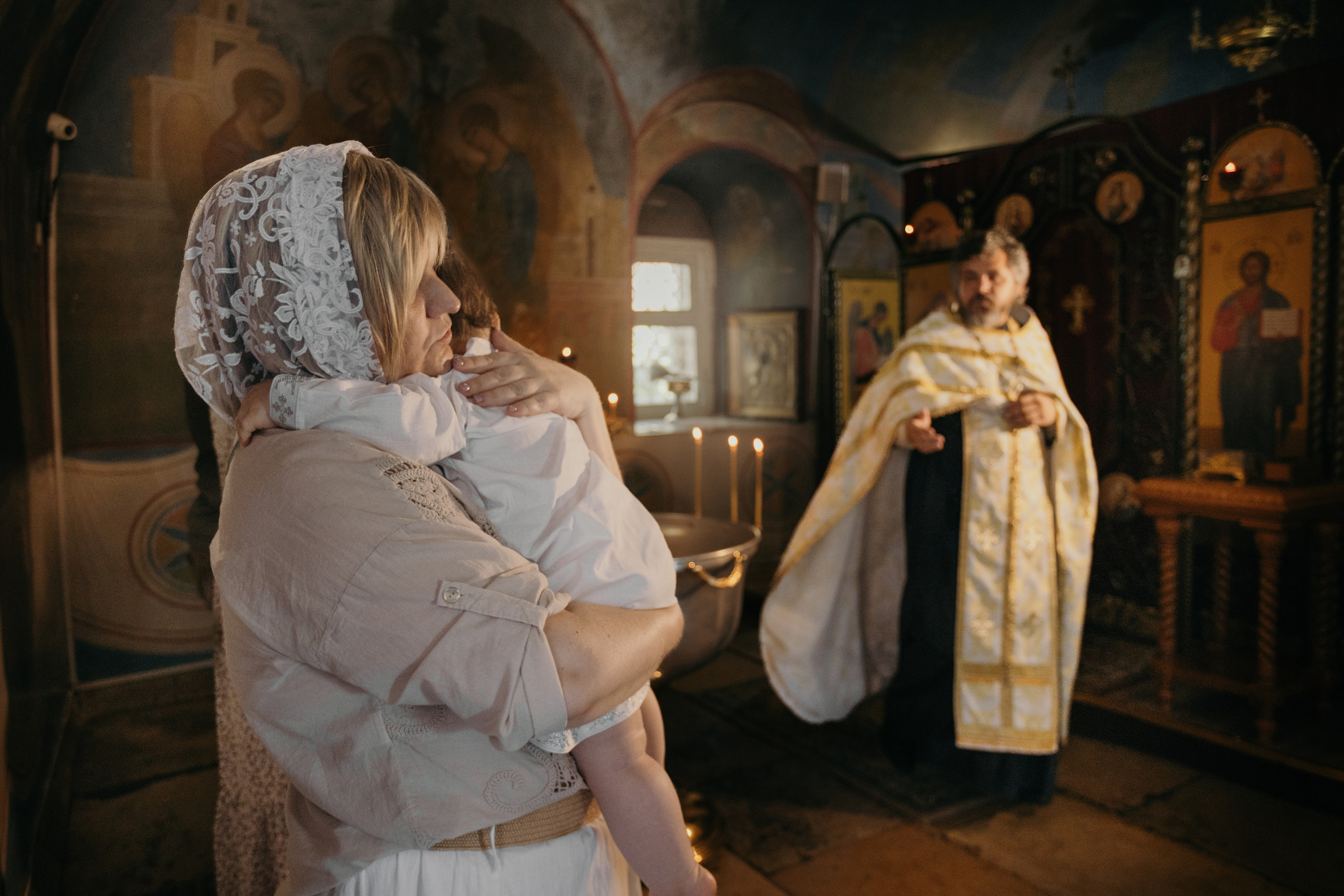 Крещение. Свято-Успенский Липецкий монастырь. Фотограф Мальнева Юлия в Липецке, в Москве. Фотостудия MARU в Липецке