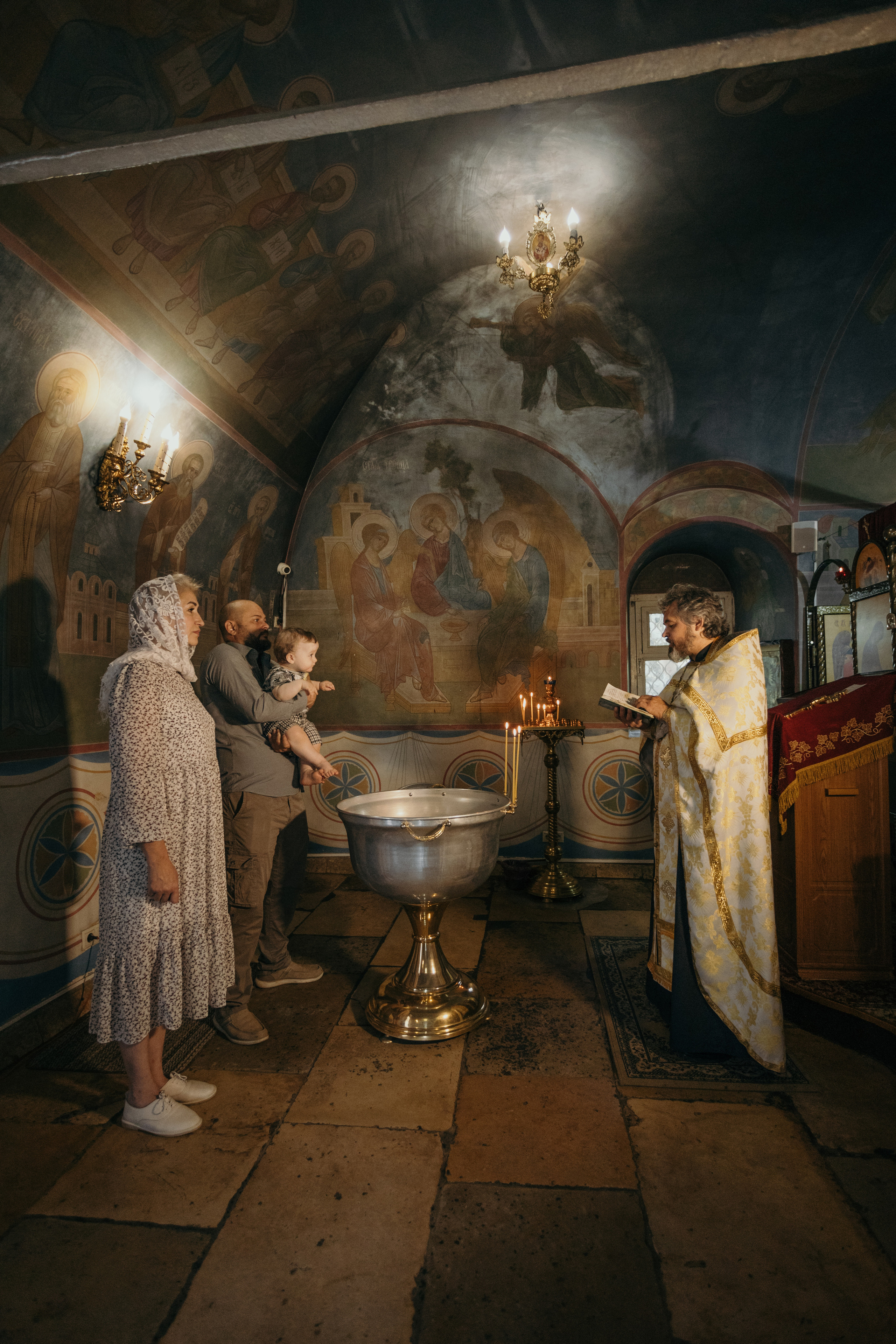 Крещение. Свято-Успенский Липецкий монастырь. Фотограф Мальнева Юлия в Липецке, в Москве. Фотостудия MARU в Липецке