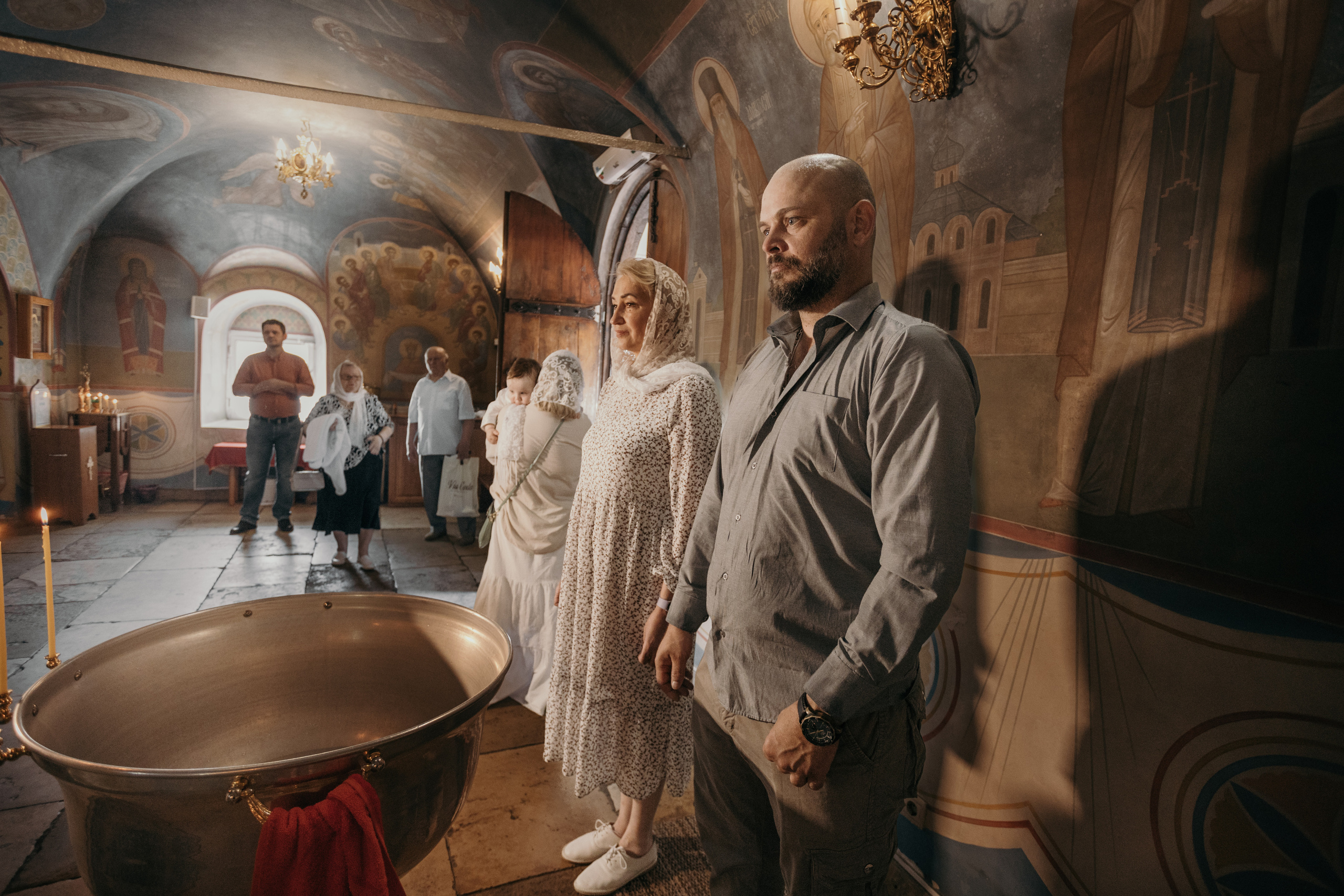 Крещение. Свято-Успенский Липецкий монастырь. Фотограф Мальнева Юлия в Липецке, в Москве. Фотостудия MARU в Липецке