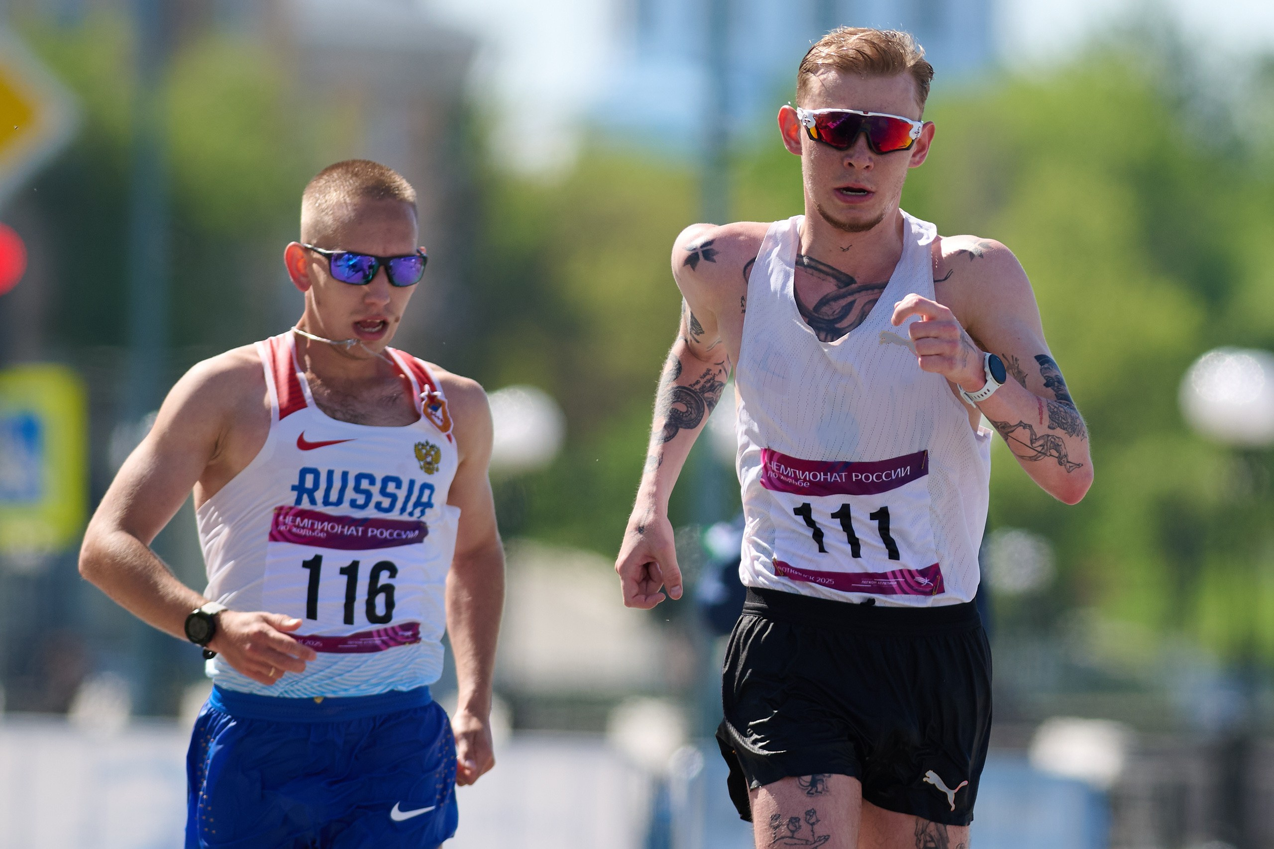 Чемпионат России по спортивной ходьбе 2025. Спортивный репортажный фотограф в Ижевске Сергей Мерзляков