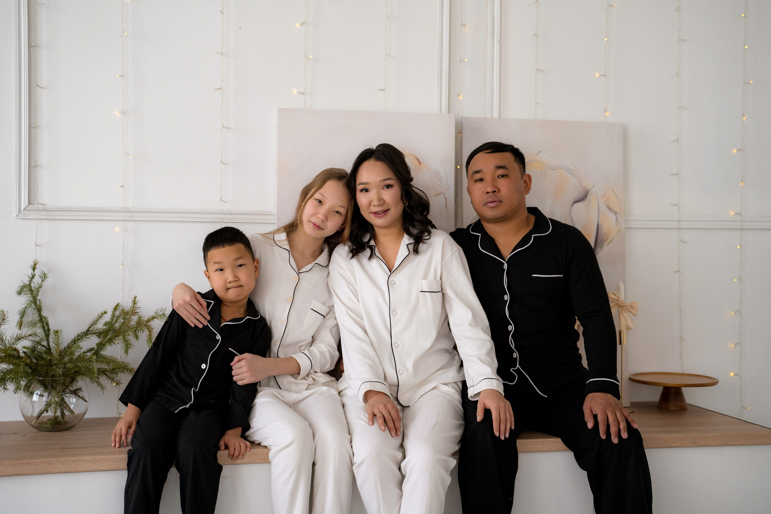 Комплекты Family look. Фотостудия Малина в городе Улан-Удэ. Фотограф Ирина Жарникова