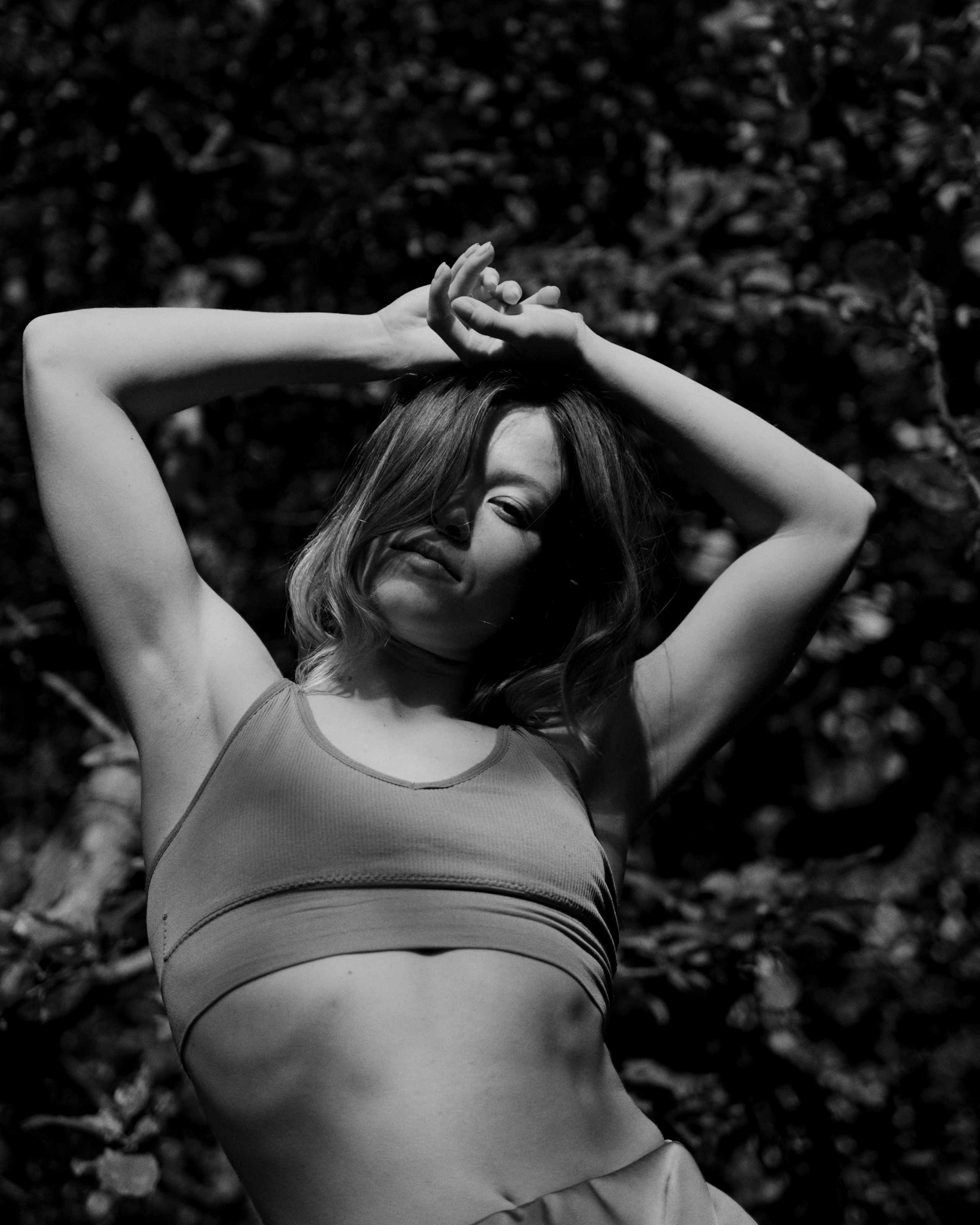 Dancing in the shade of trees