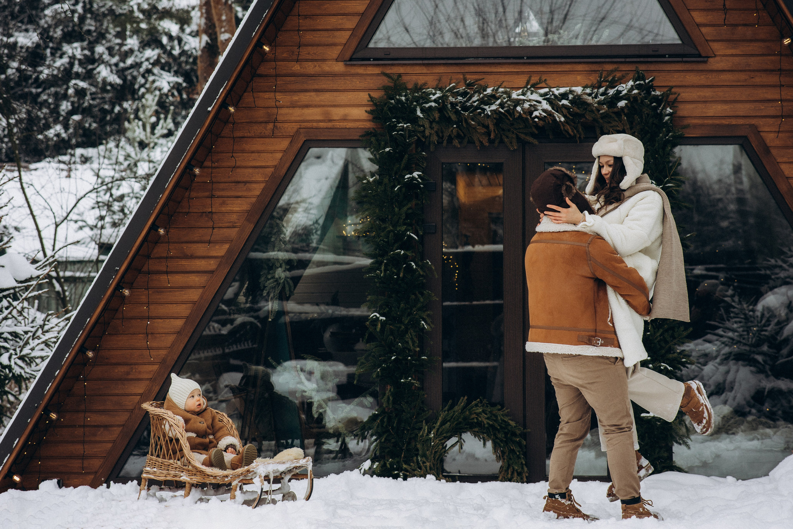 Зимняя семейная история. Семейный фотограф Москва Юлиана Фетисова
