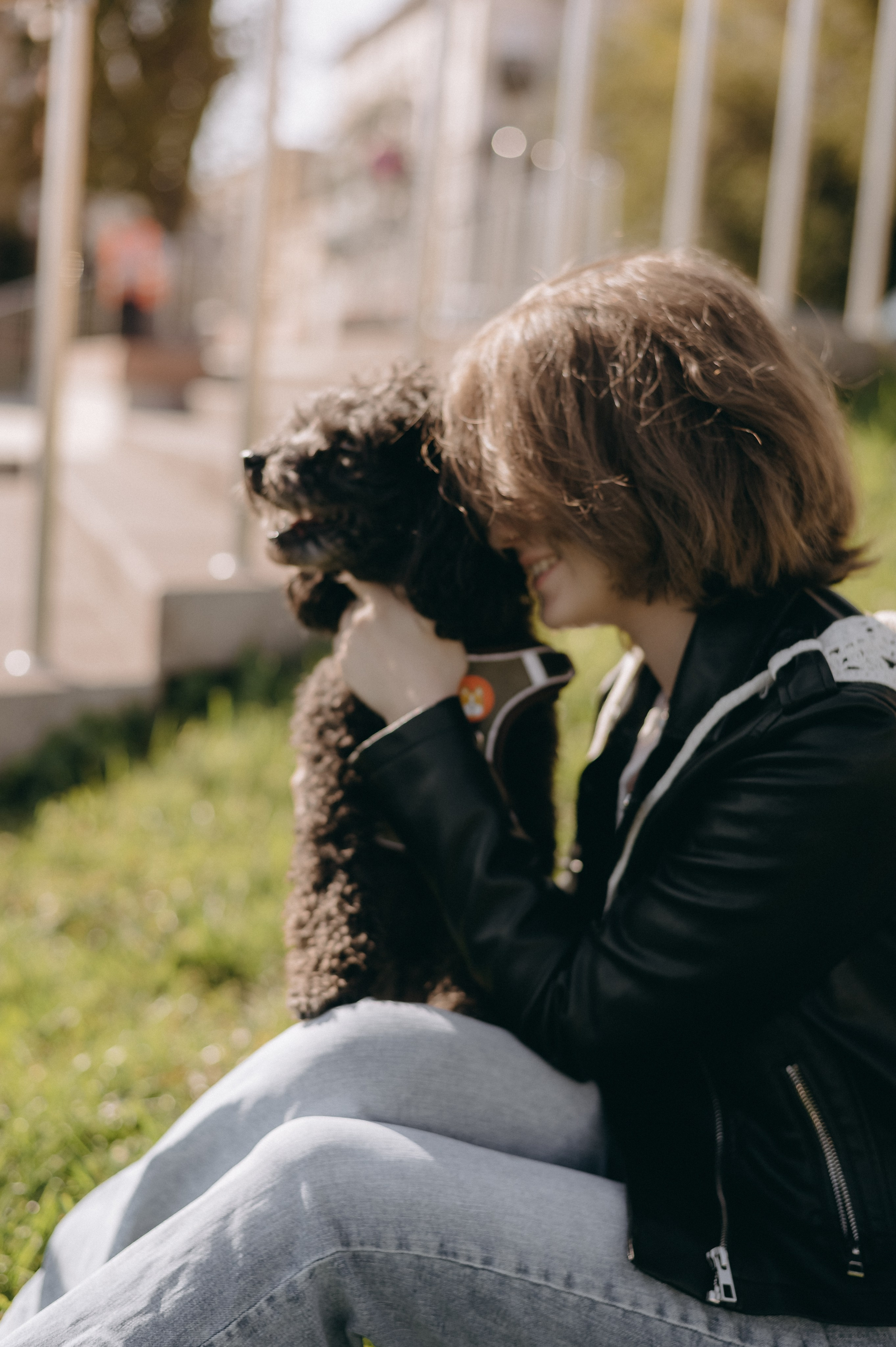 Осенние приключения Чарлика и его хозяек. Фотограф Мария Стрелкова