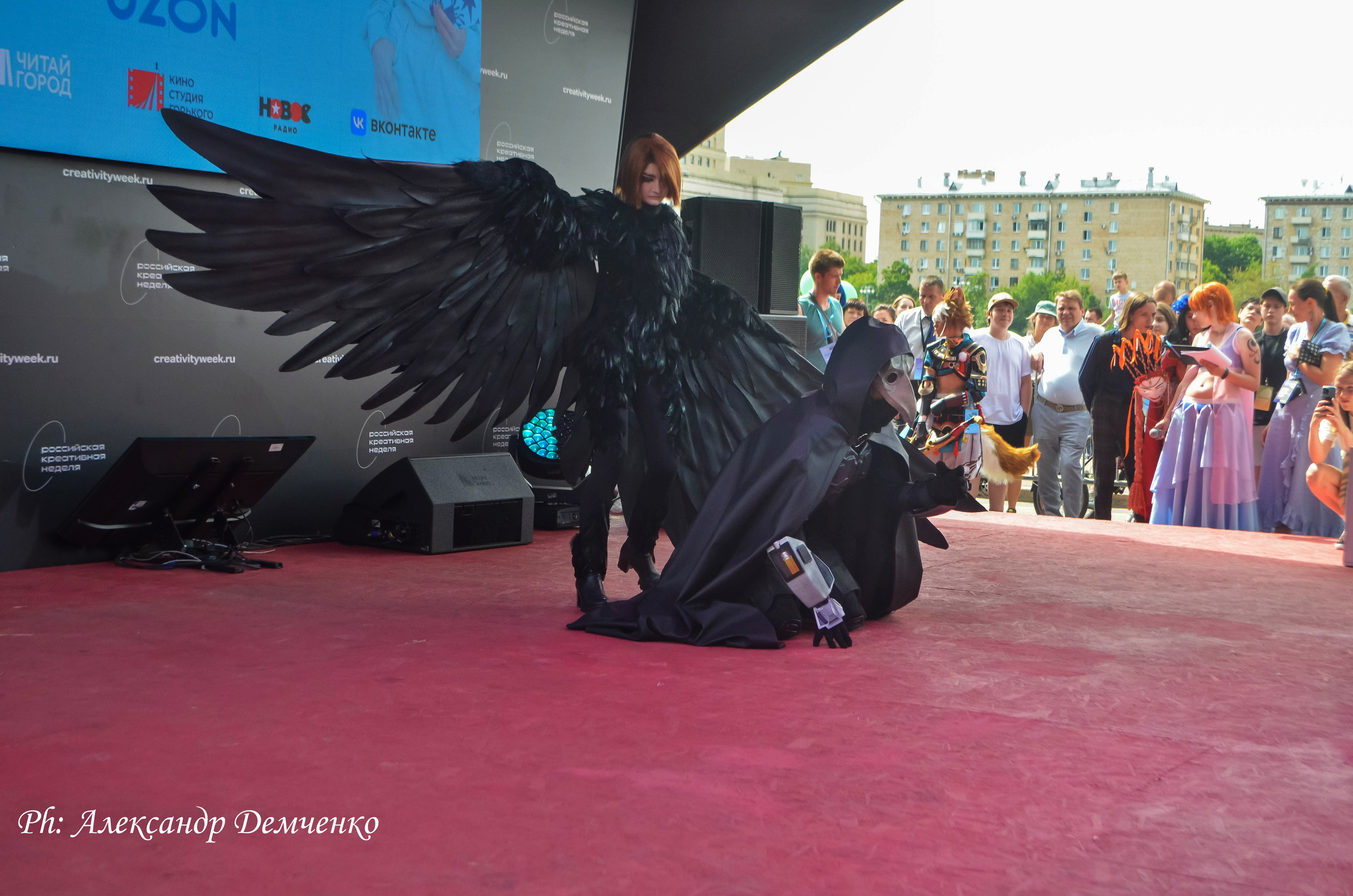 Фотосессия сцены в Москве на разных репортажных мероприятий