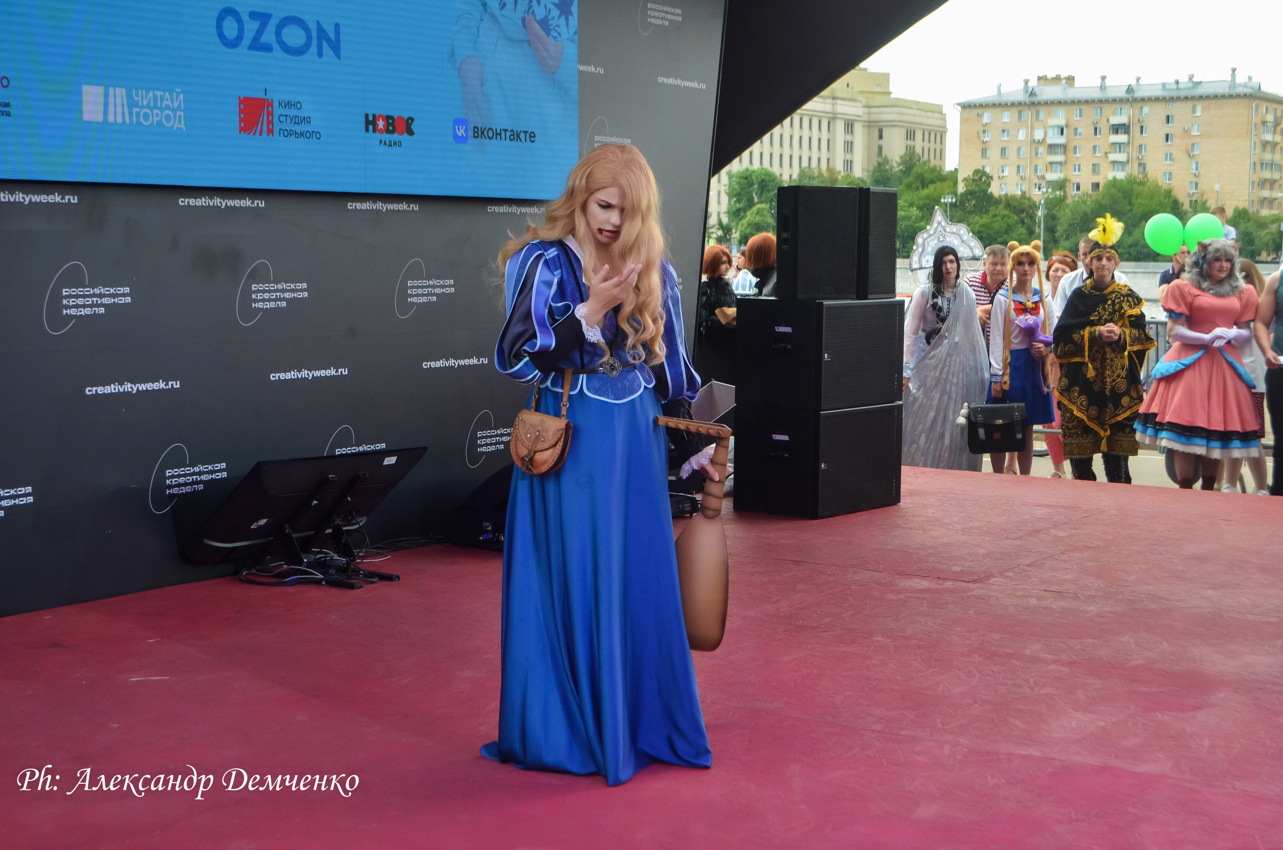 Фотосессия сцены в Москве на разных репортажных мероприятий