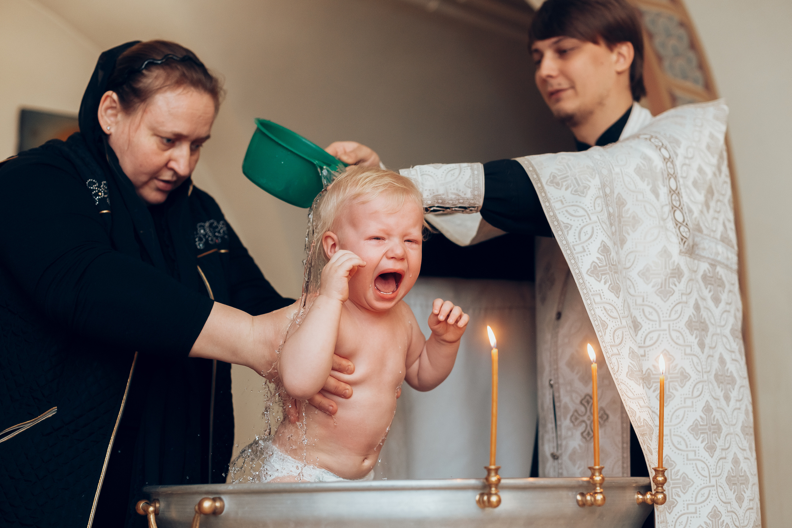 Крещение Леши. Свадебный фотограф в Краснодаре Николай Крауз