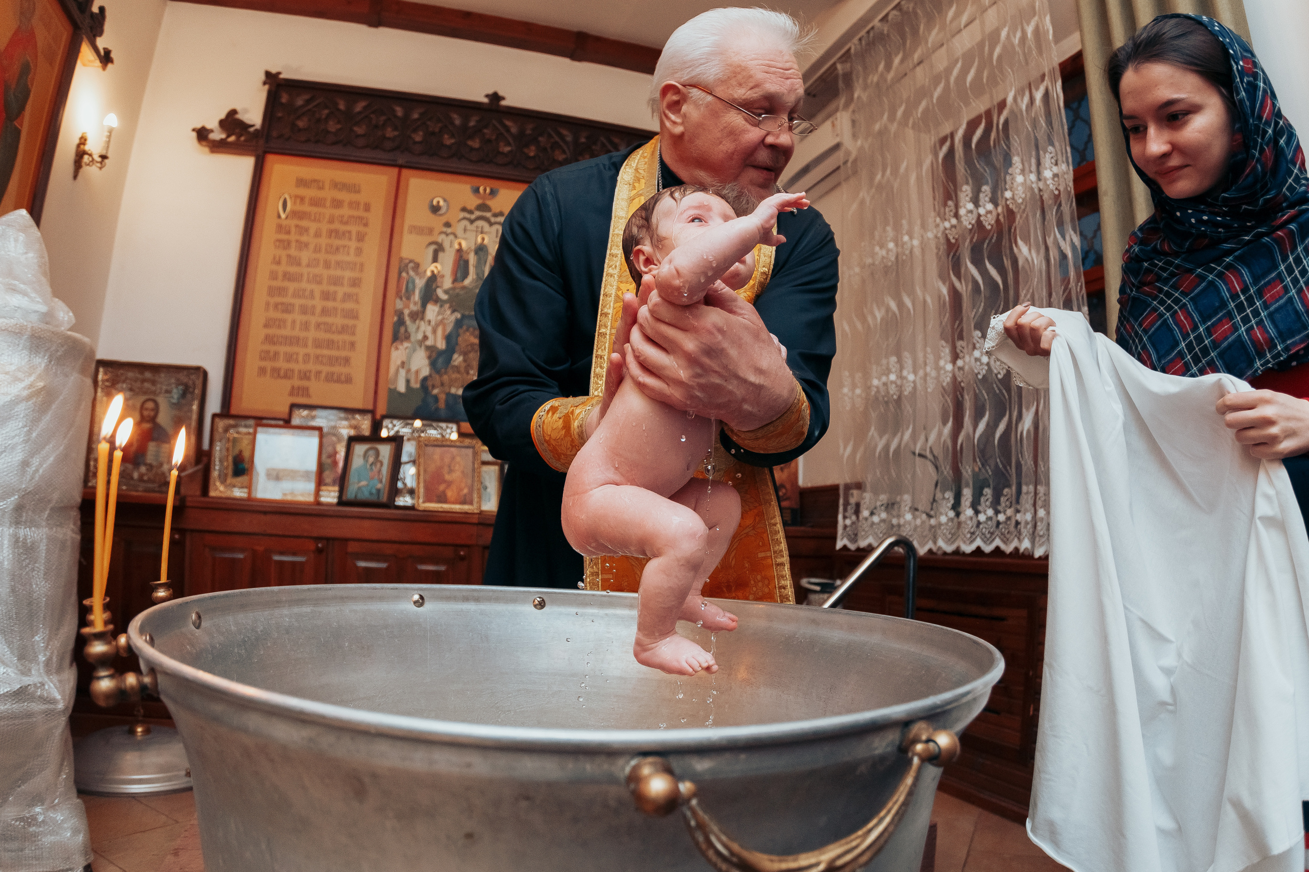 Крещение Вероники. Свадебный фотограф в Краснодаре Николай Крауз