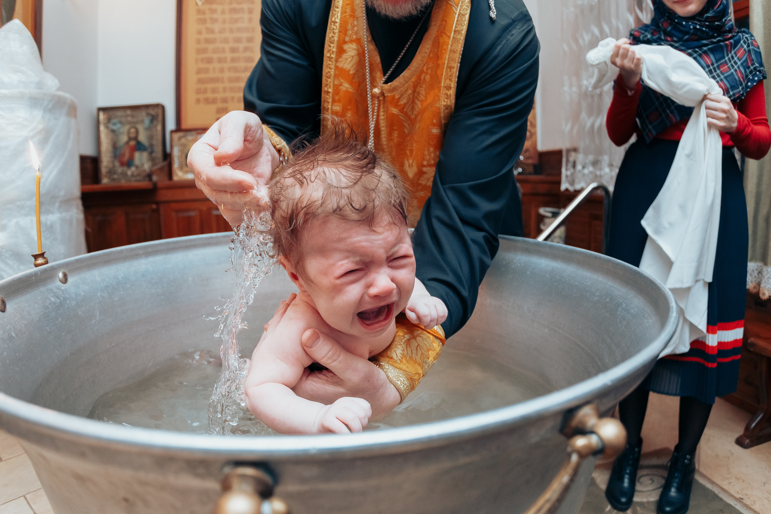 Крещение Вероники. Свадебный фотограф в Краснодаре Николай Крауз