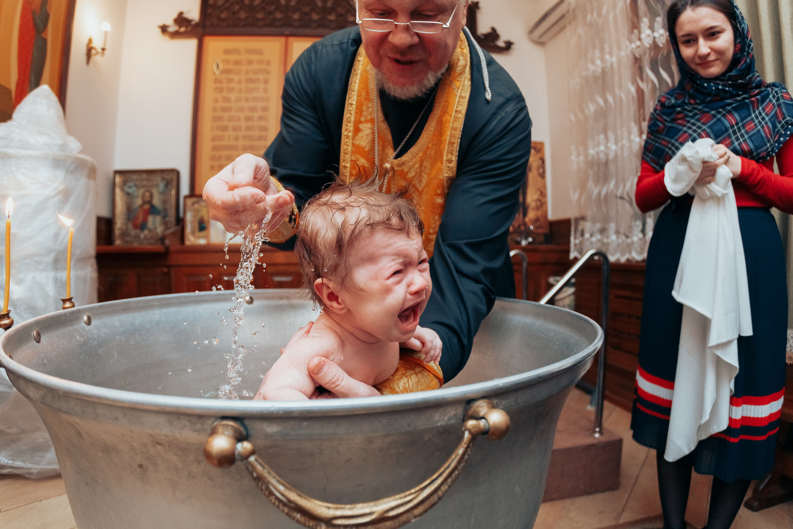 Крещение Вероники. Свадебный фотограф в Краснодаре Николай Крауз