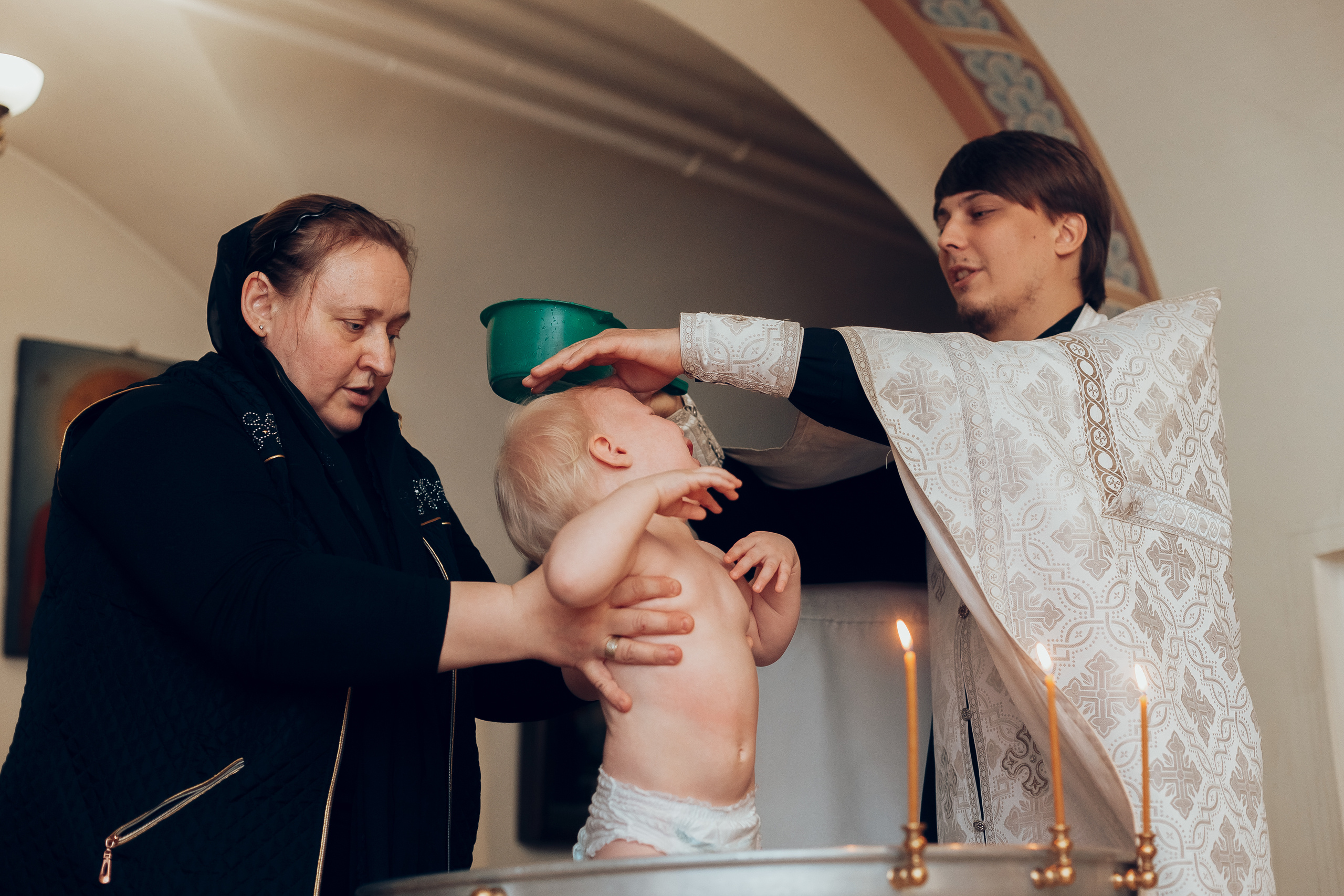 Крещение Леши. Свадебный фотограф в Краснодаре Николай Крауз